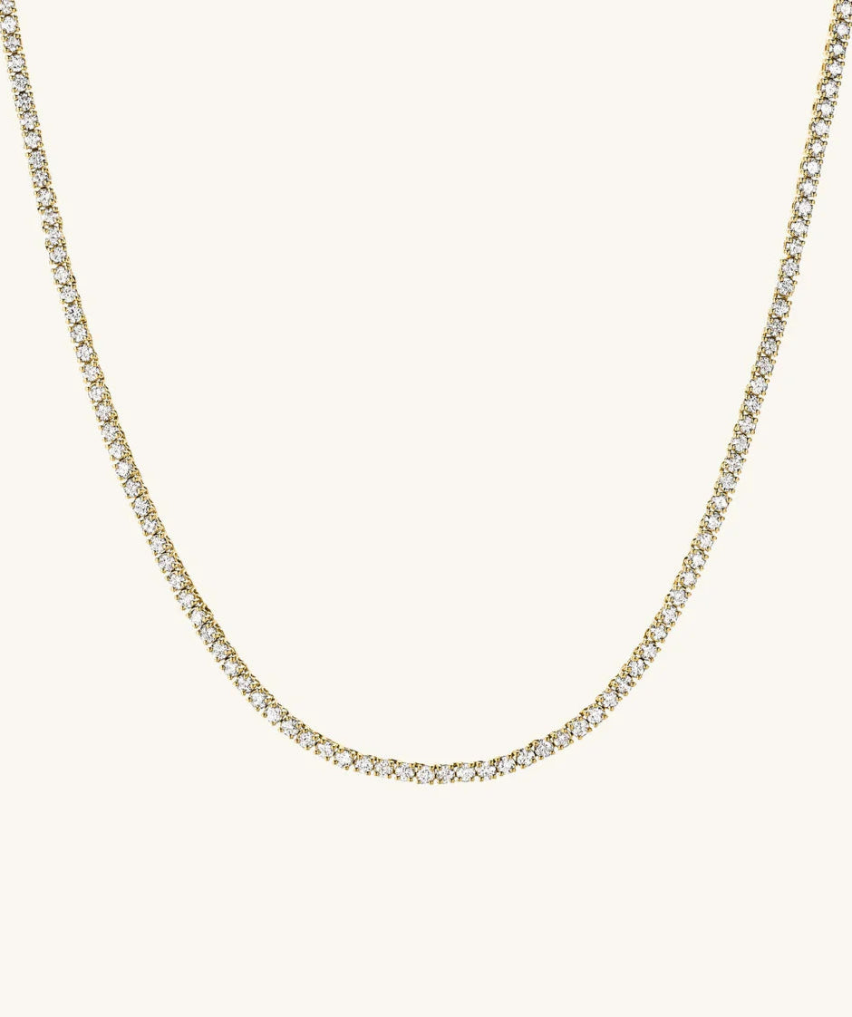 3mm Tennis Necklace