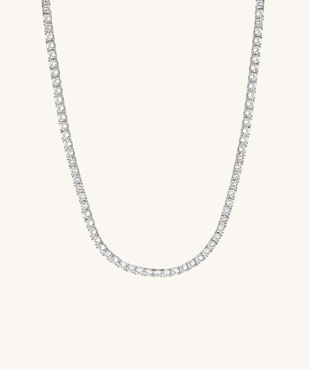 3mm Tennis Necklace