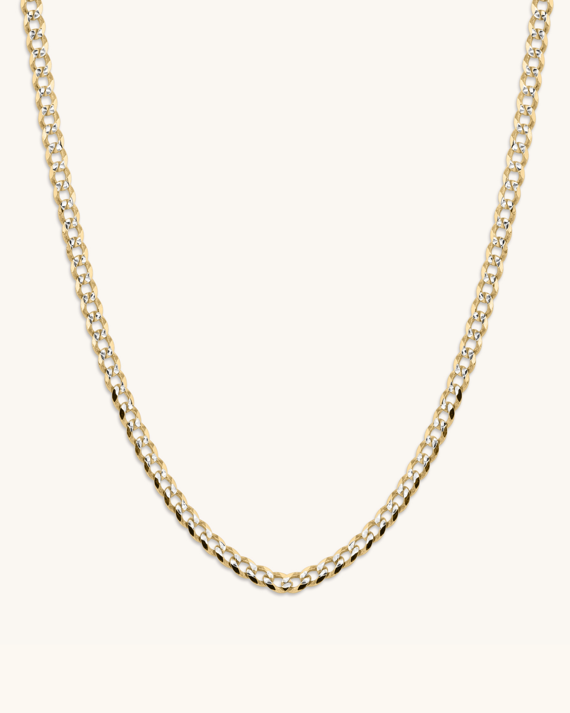 3mm Diamond Cut Cuban Chain