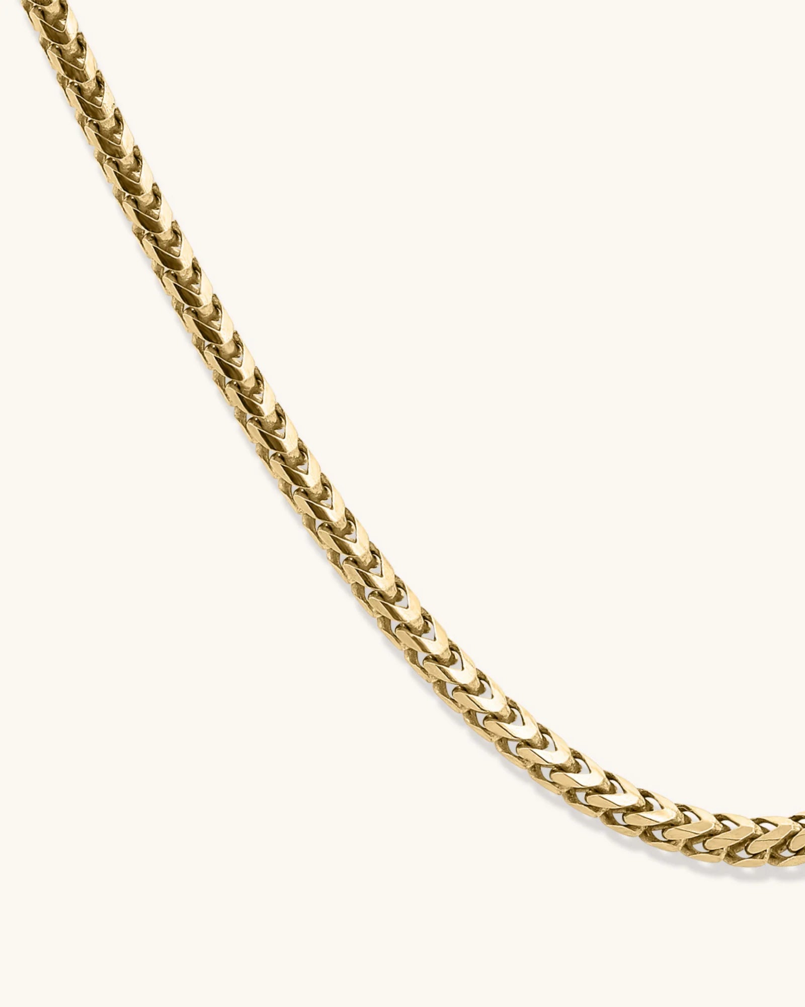 14K Gold 2.7mm Diamond Cut Lite Round Wheat Chain