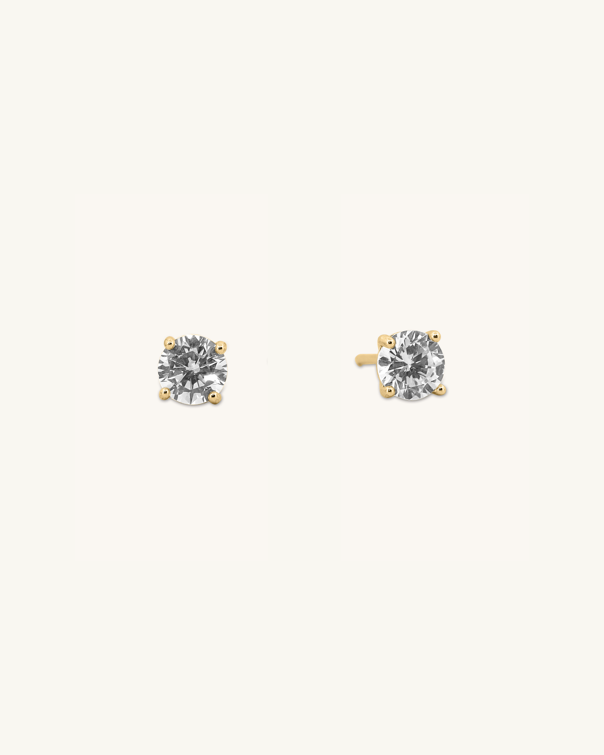 0.37 ct. (4mm) Stud Earring
