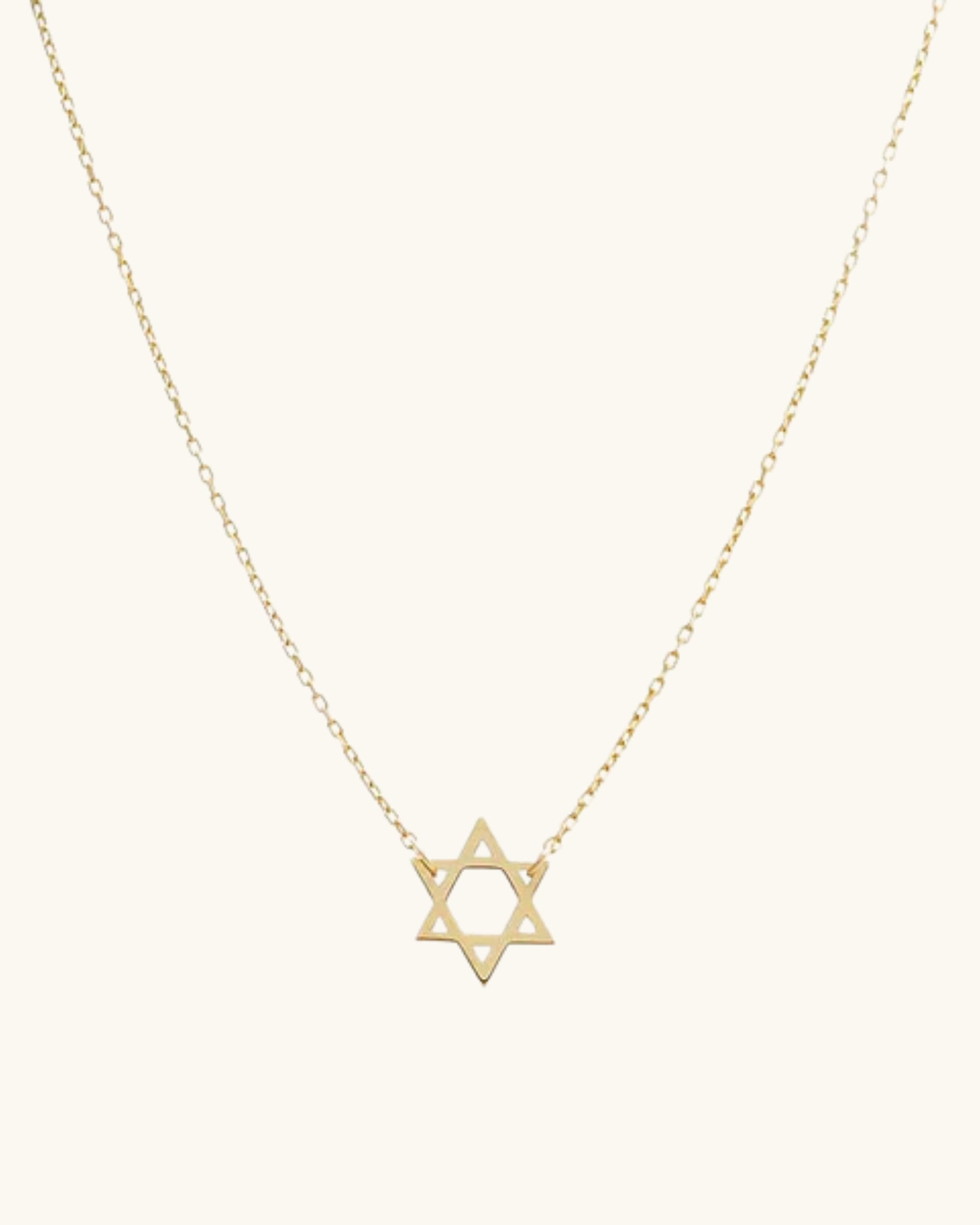 14K Star of David Necklace