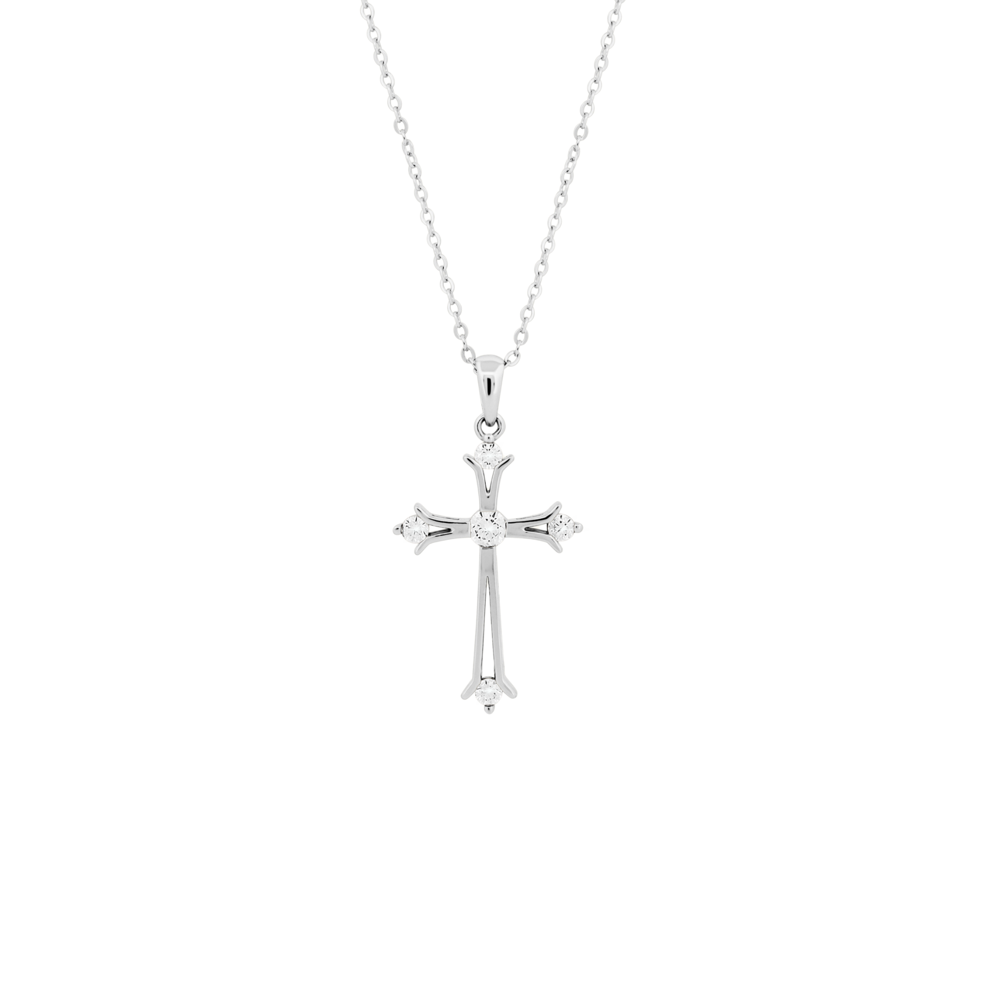 Radiant Faith Cross Necklace