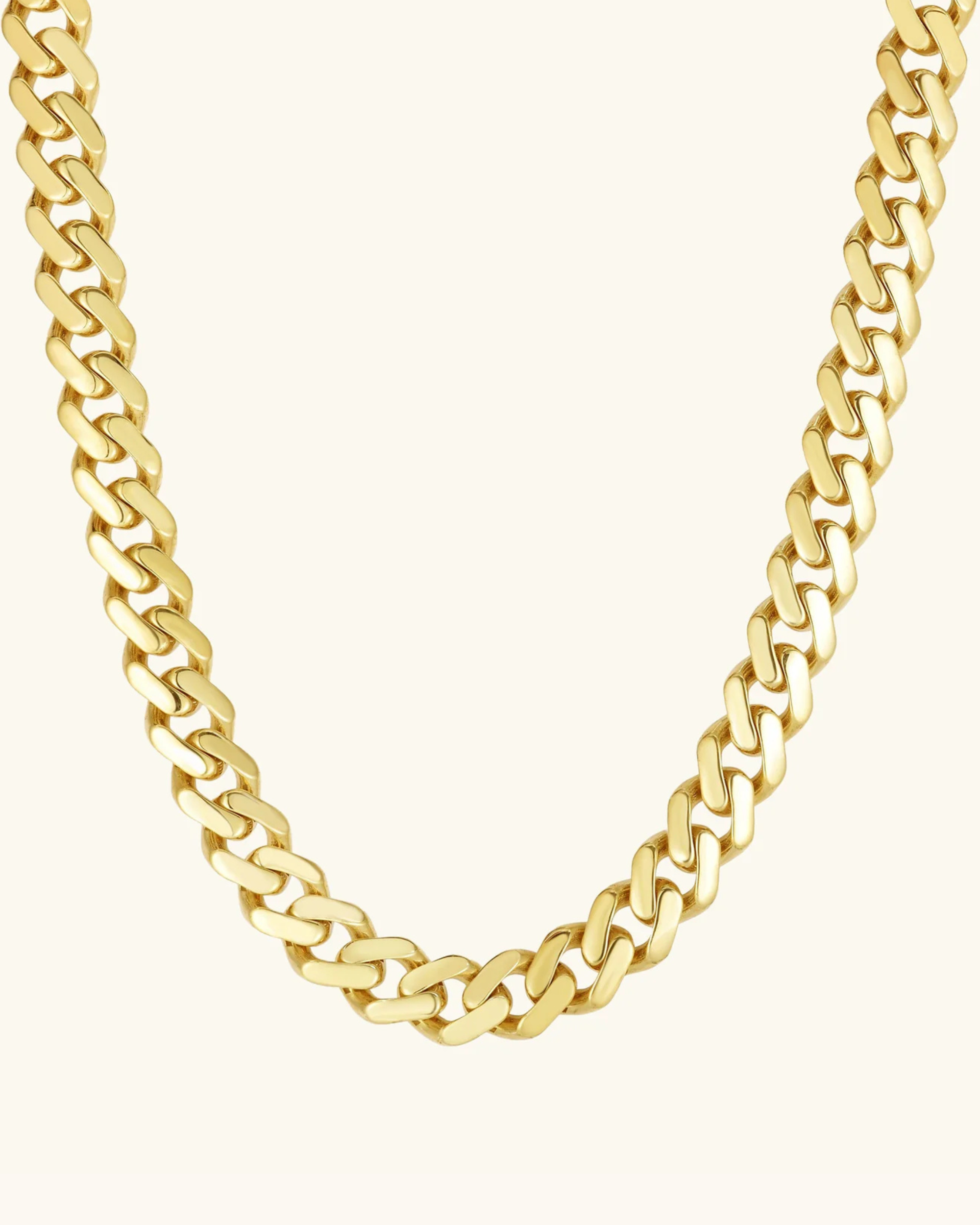 14K Gold 9.5mm Lite Miami Cuban