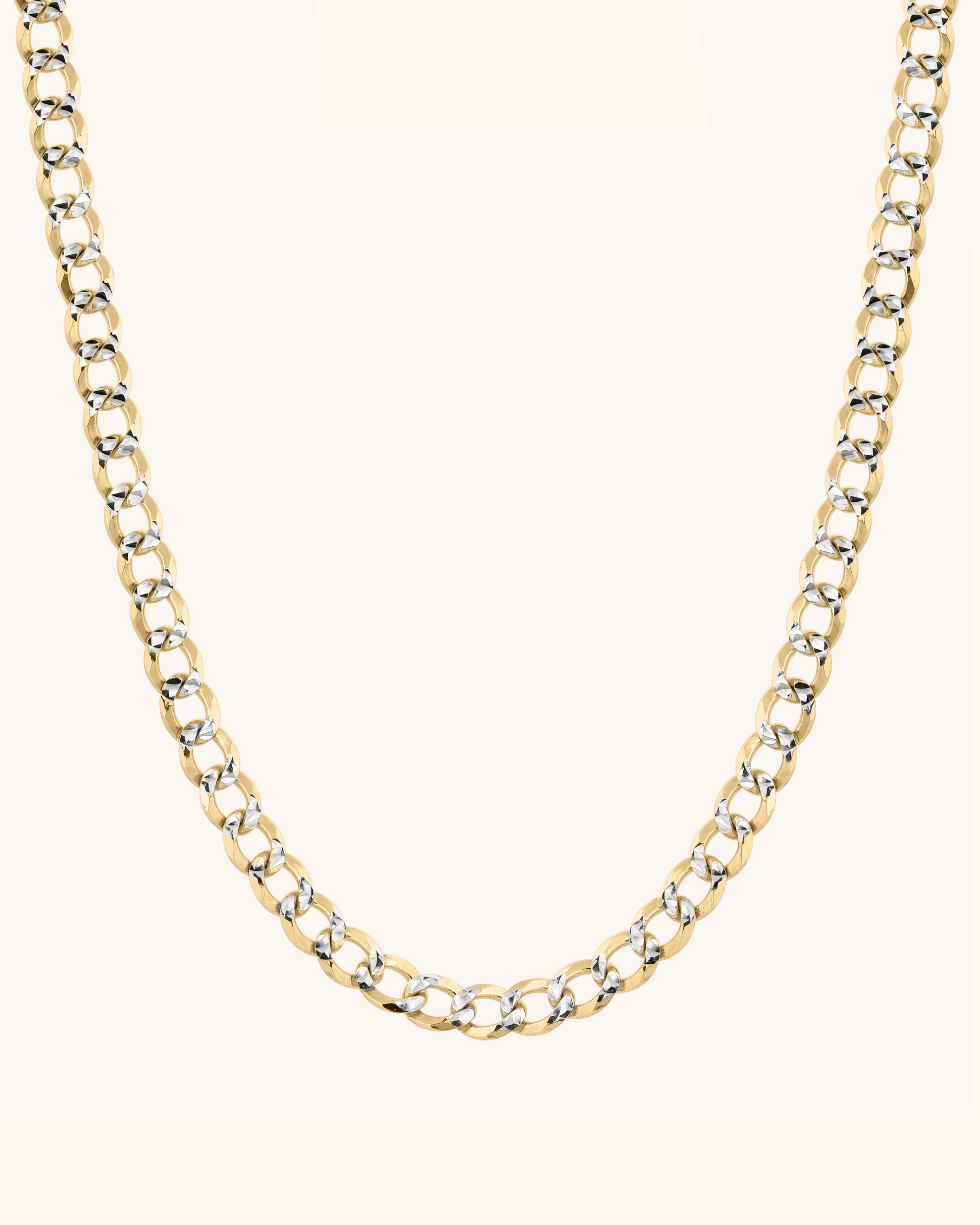 6mm Diamond Cut Cuban Chain