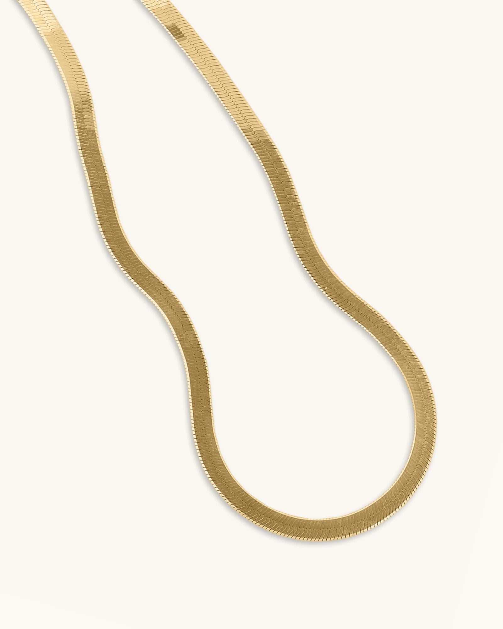 14K Gold 2.8mm Imperial Herringbone Chain