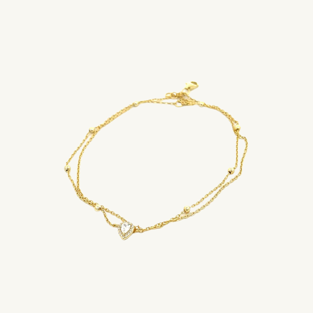 Teardrop Anklet