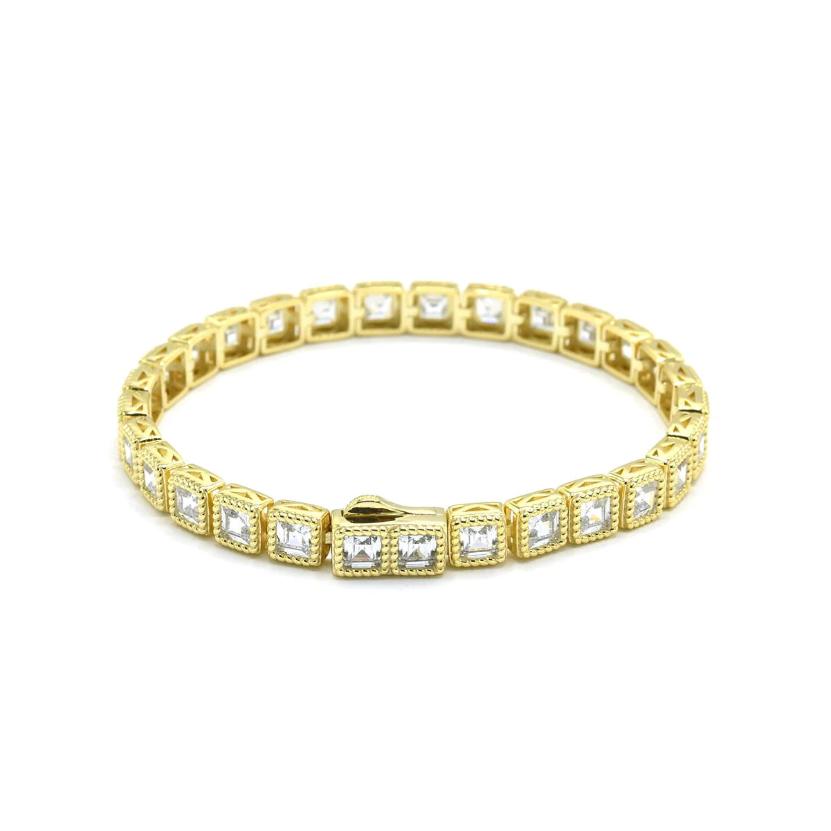 Princess Cut Tennis Bracelet
