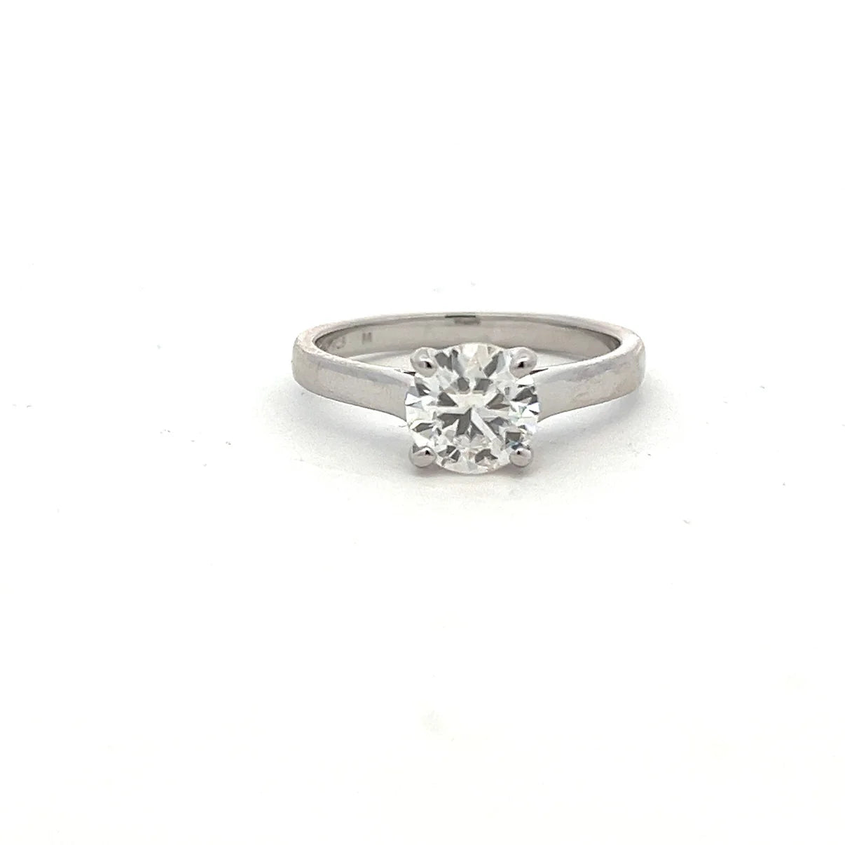 Pure Solstice Moissanite Engagement Ring
