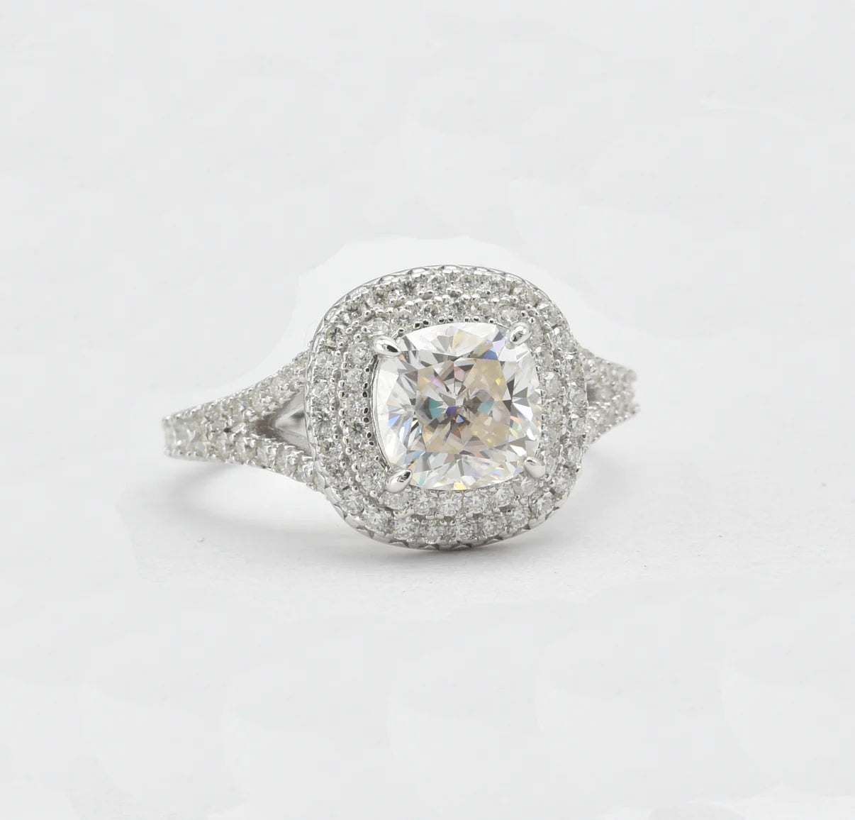 Regal Bloom Moissanite Engagement Ring