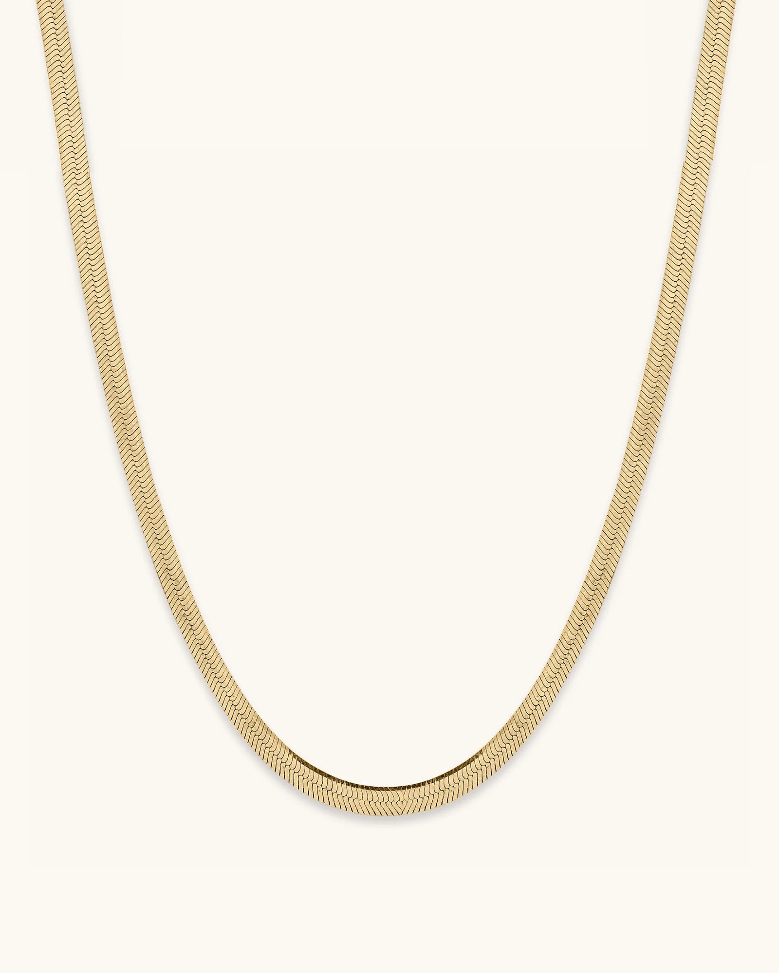 14K Gold 2.8mm Imperial Herringbone Chain