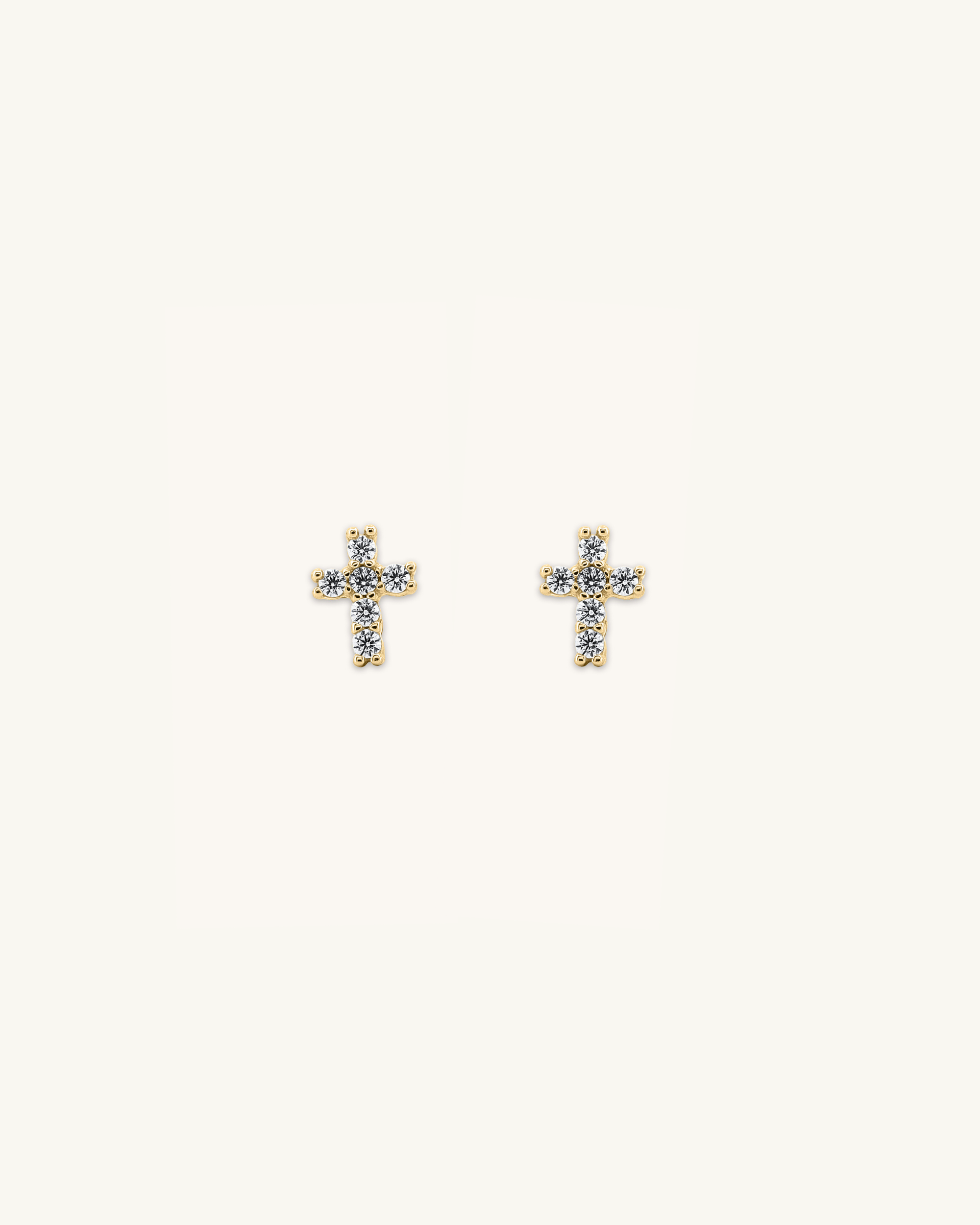 Cross Stud Earrings