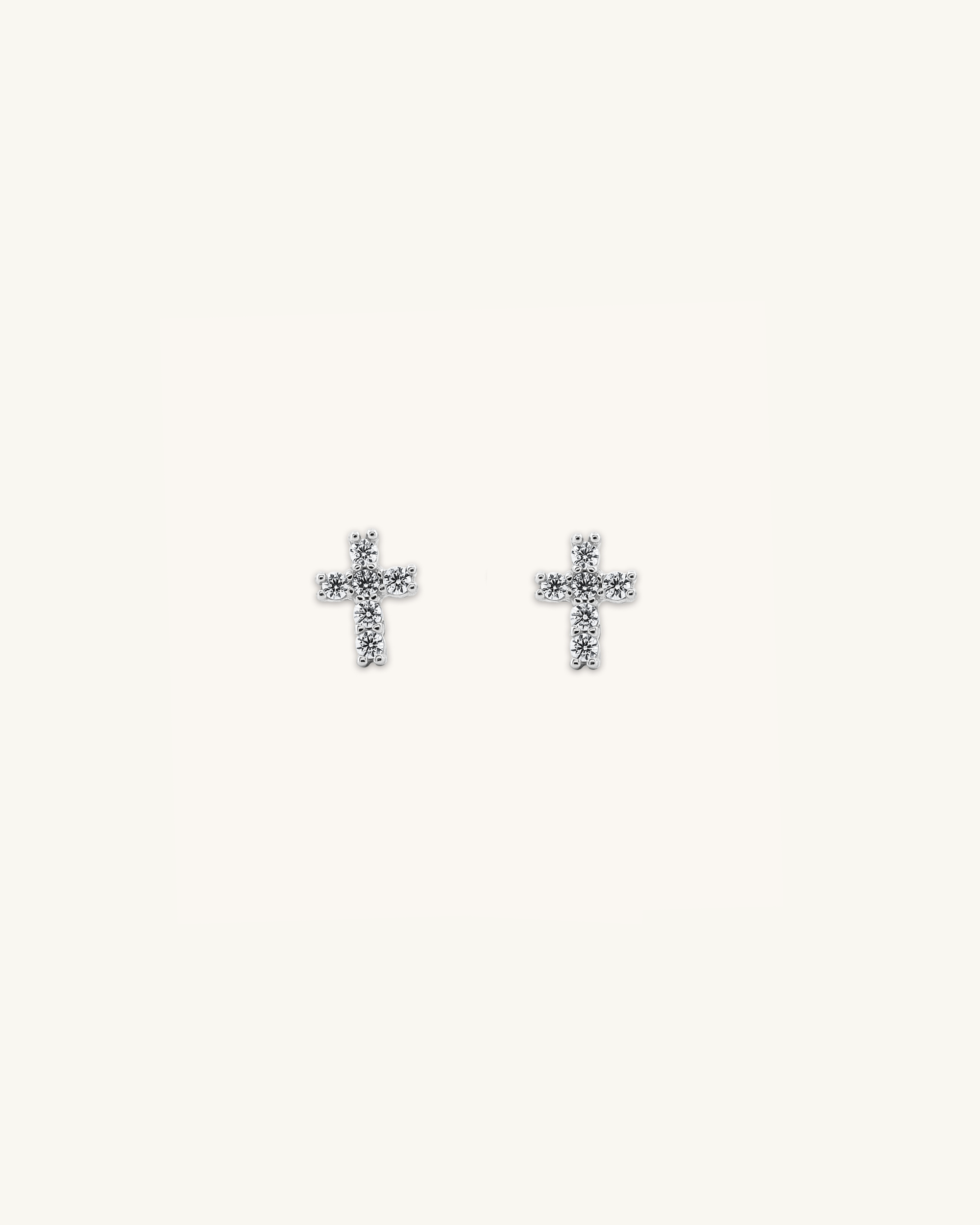 Cross Stud Earrings