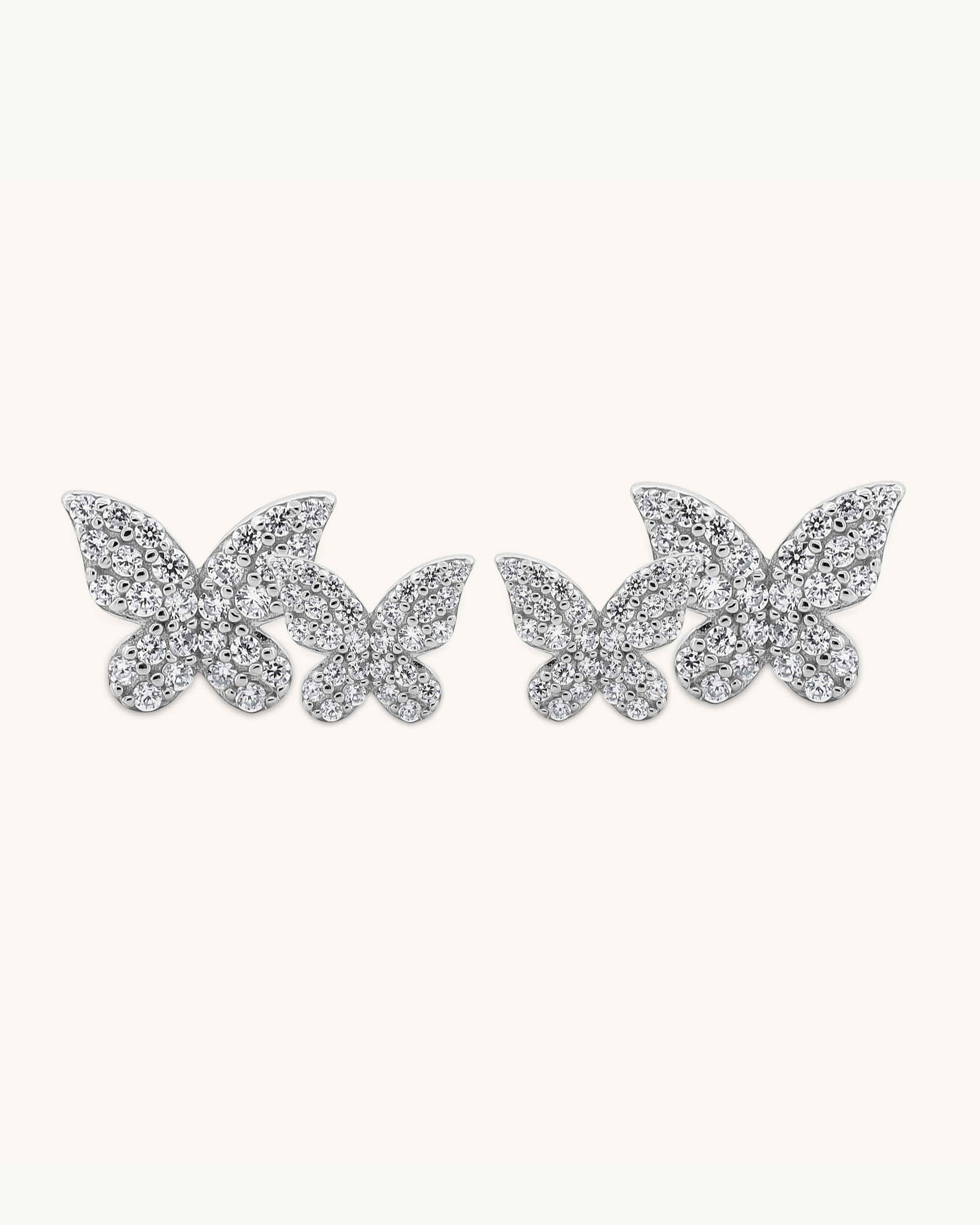 Petite Butterfly Stud Earrings