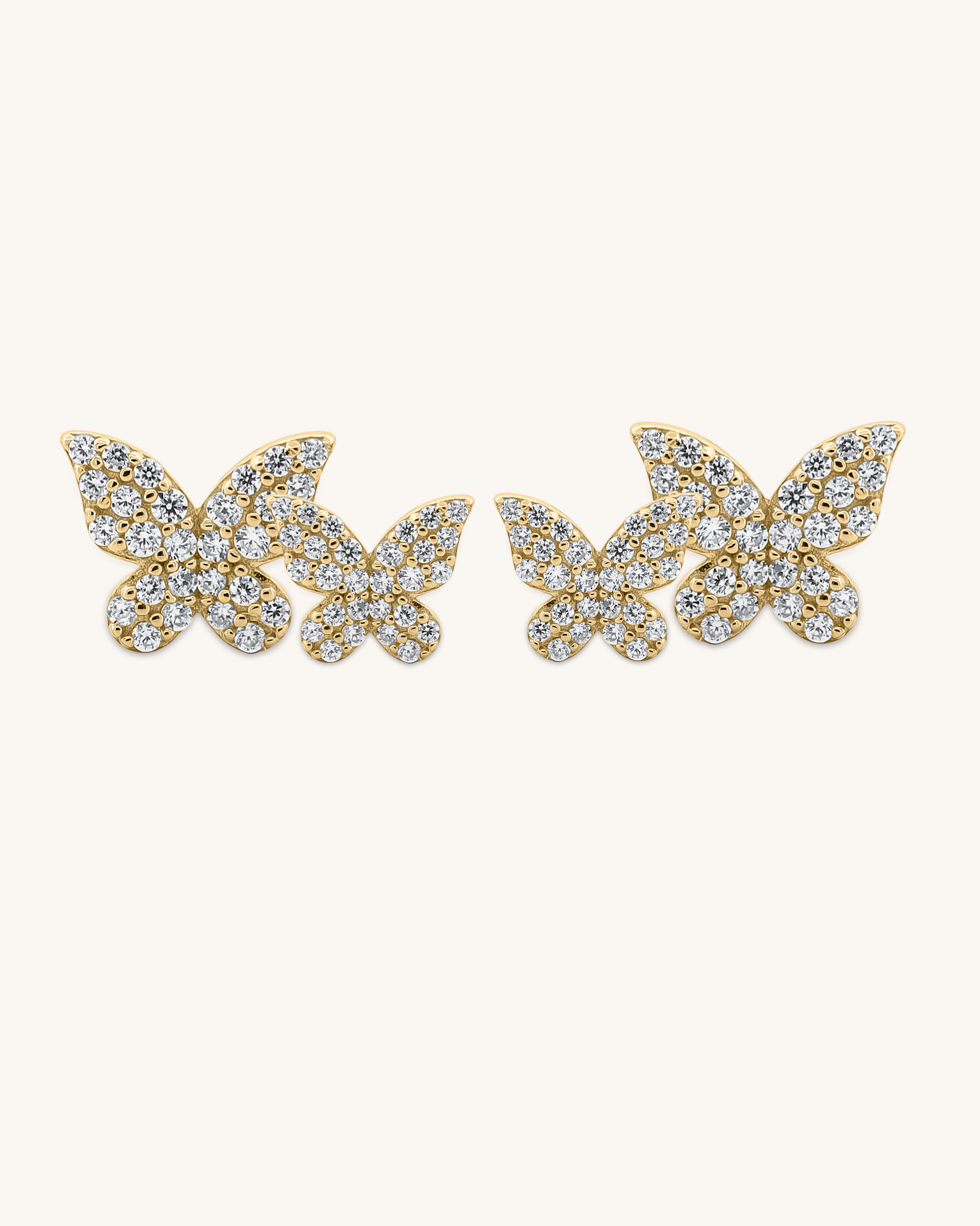 Petite Butterfly Stud Earrings