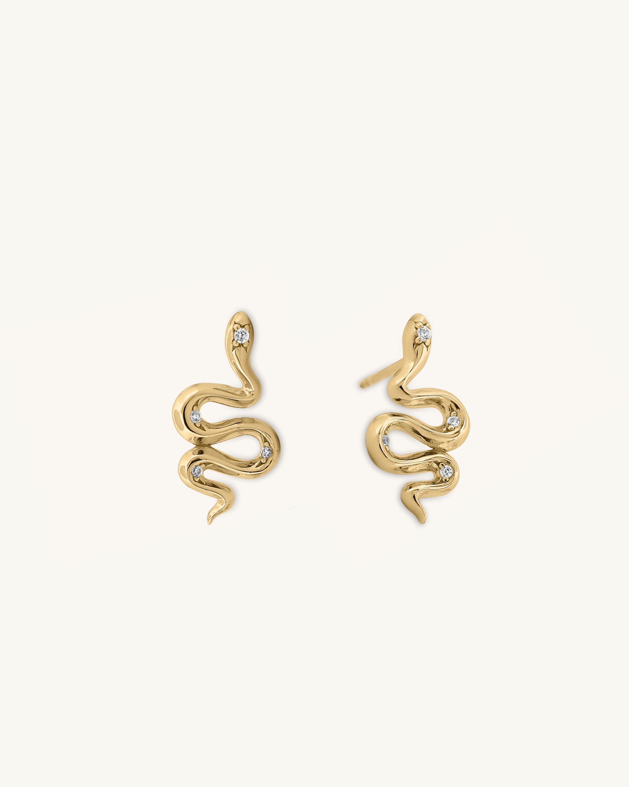Nefertiti's Snake Earrings