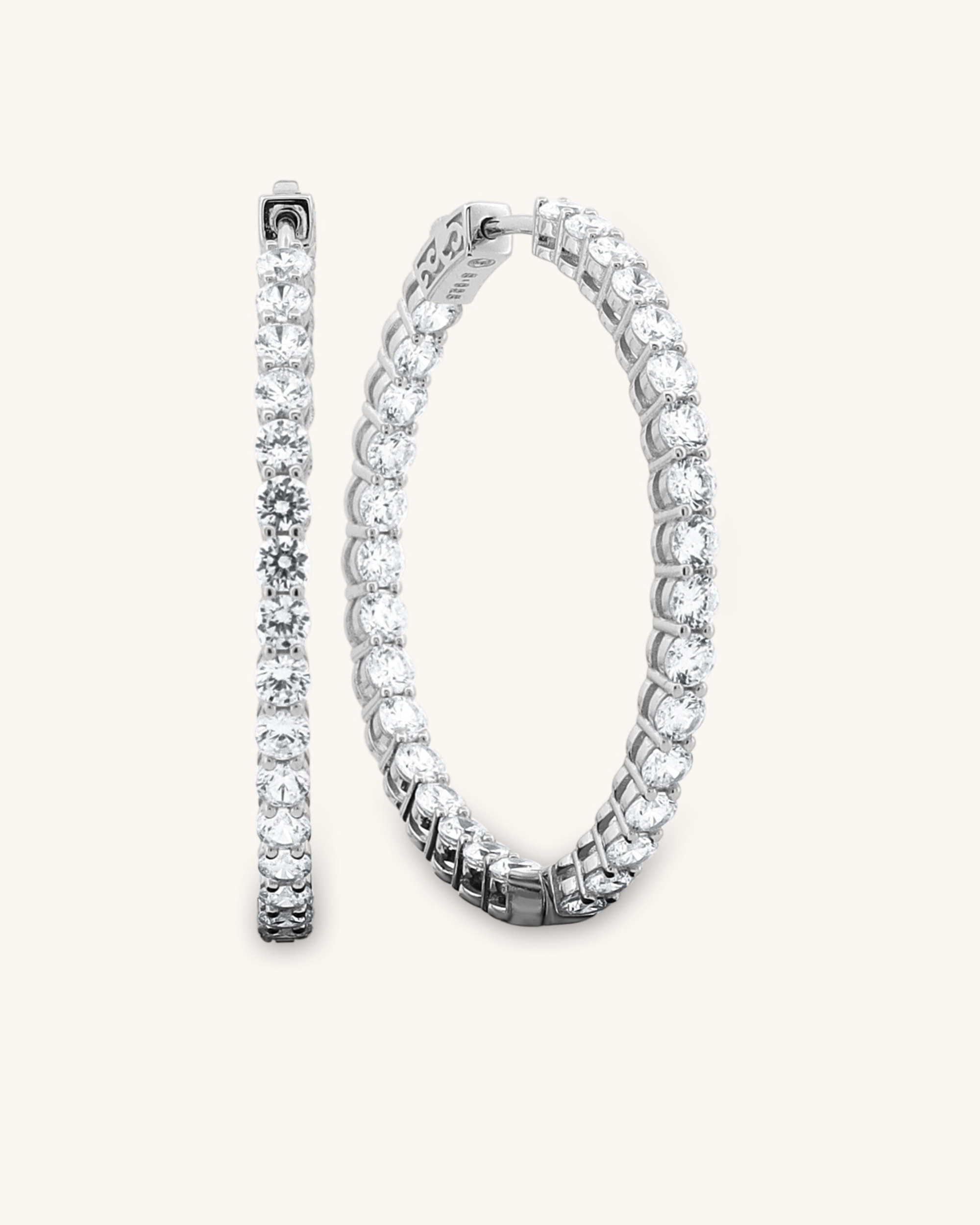 Tennis Hoops Earrings
