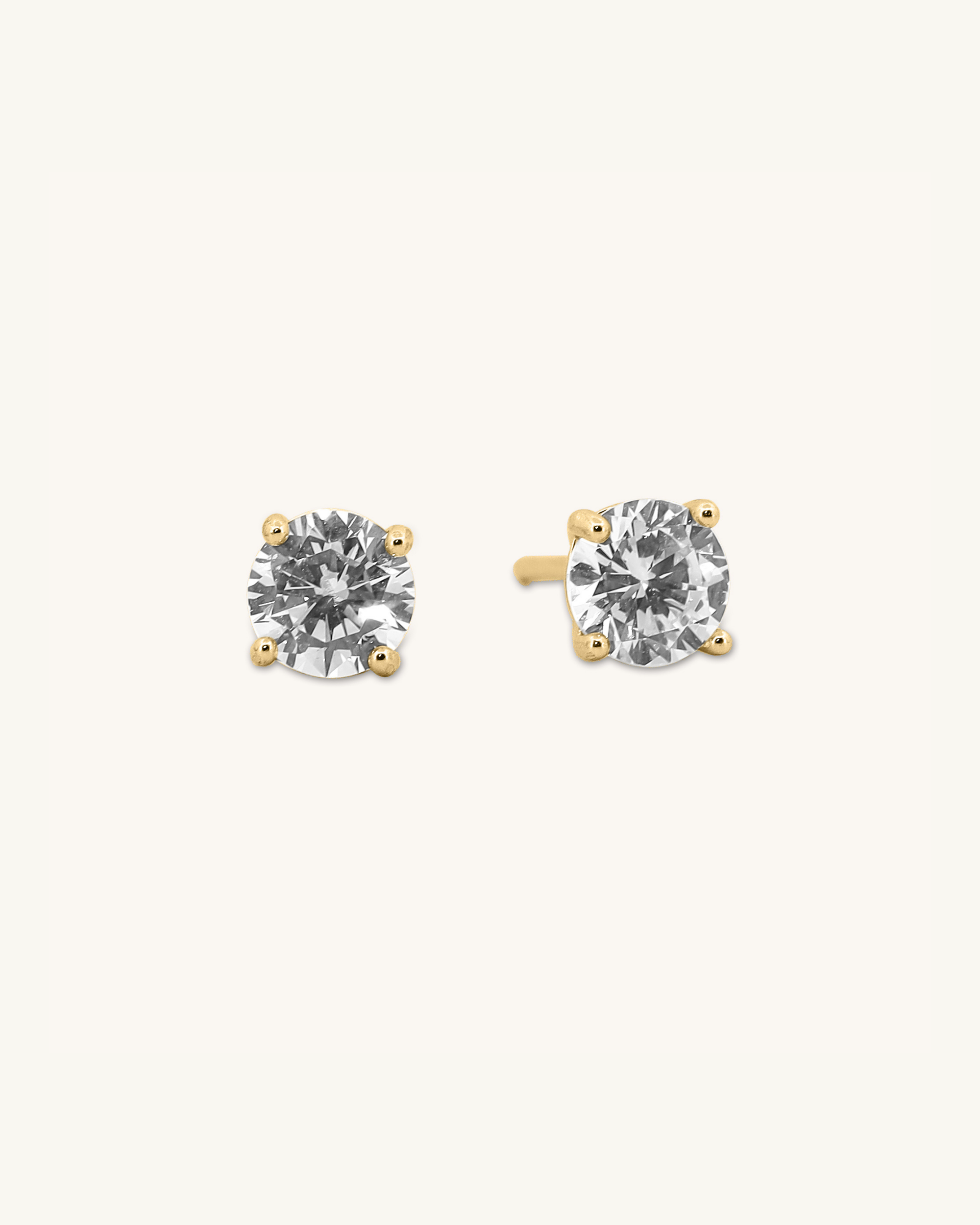 1.17 ct. (6mm) ct. Stud Earring