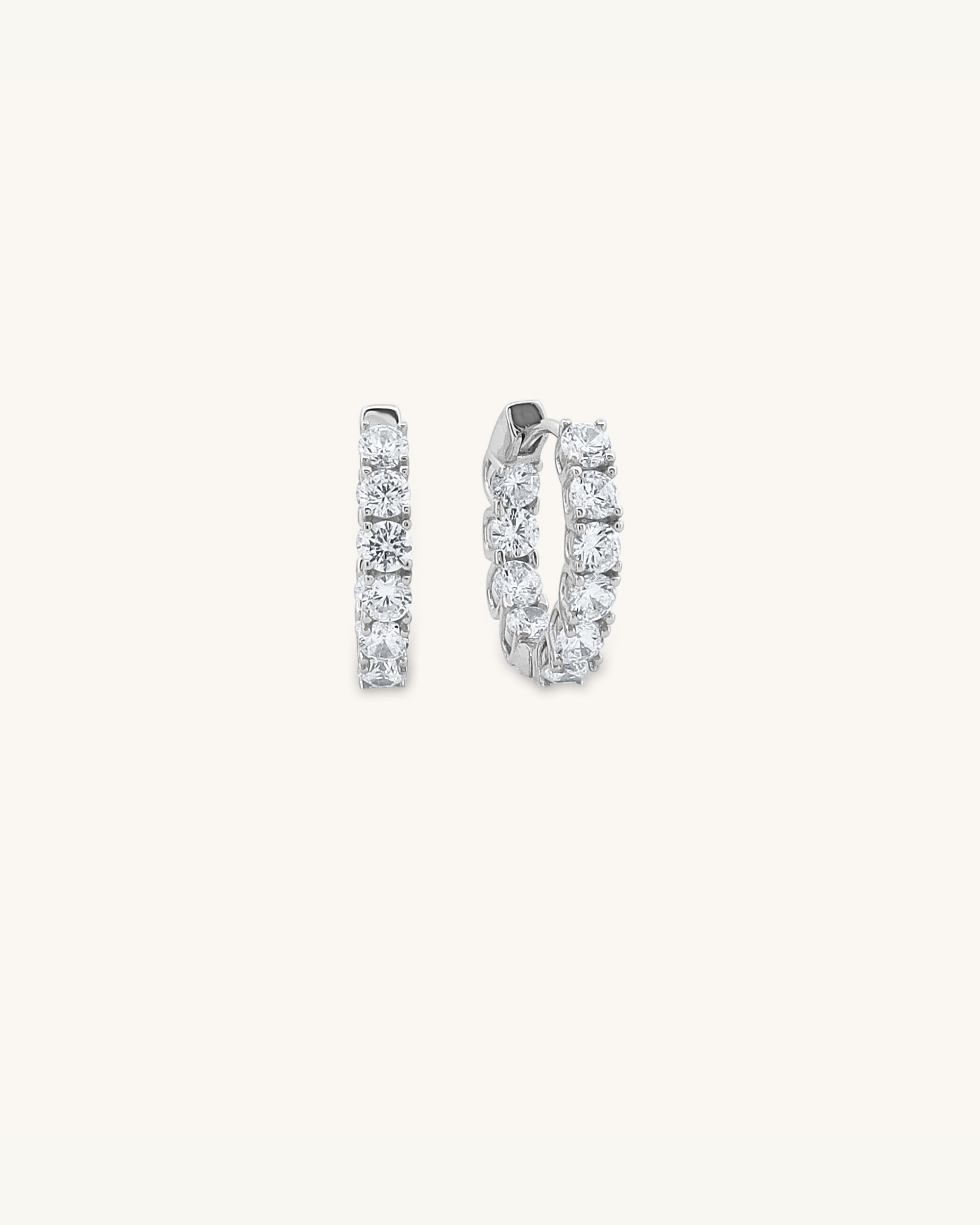 Tennis Hoop Earring