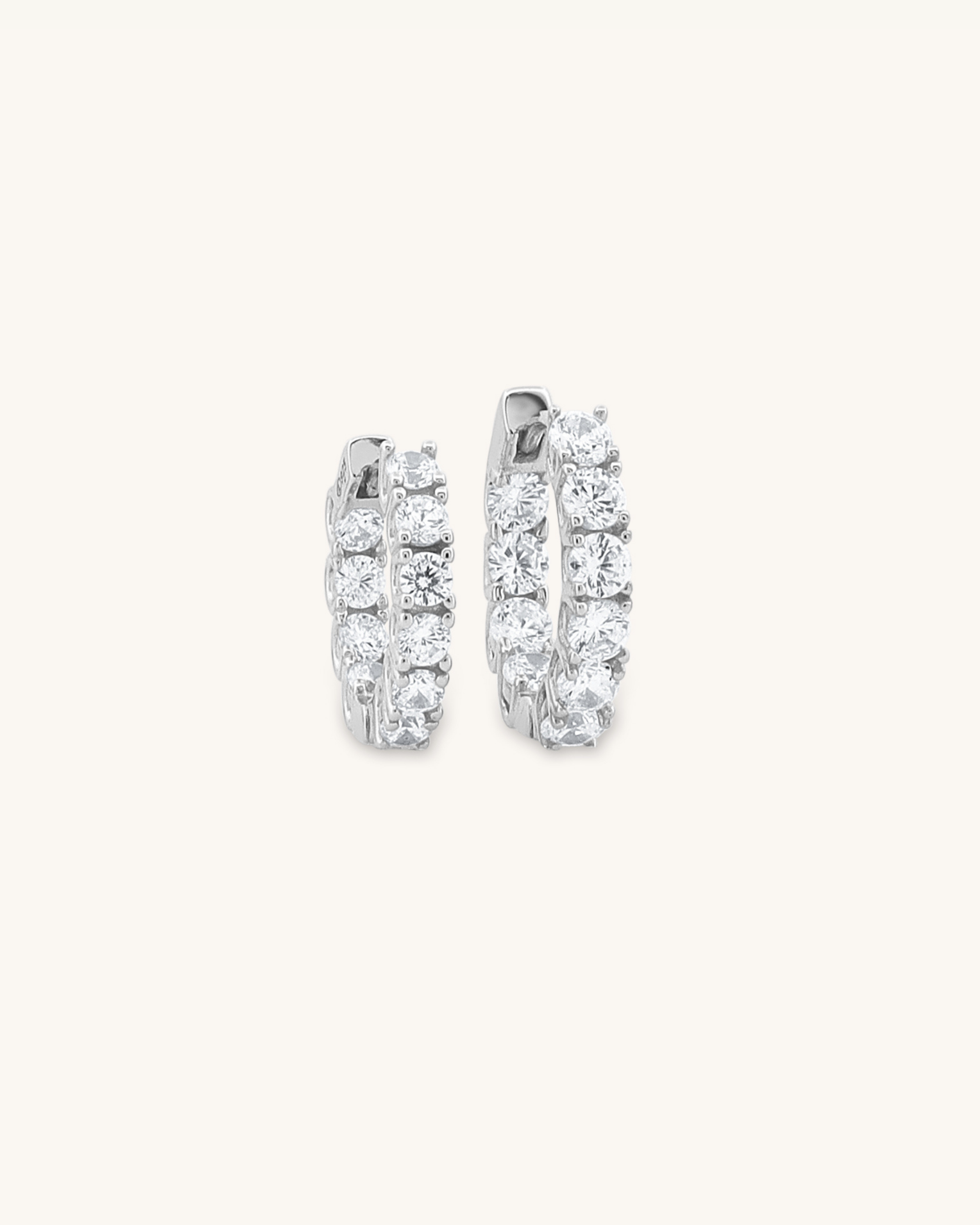 Tennis Hoop Earring