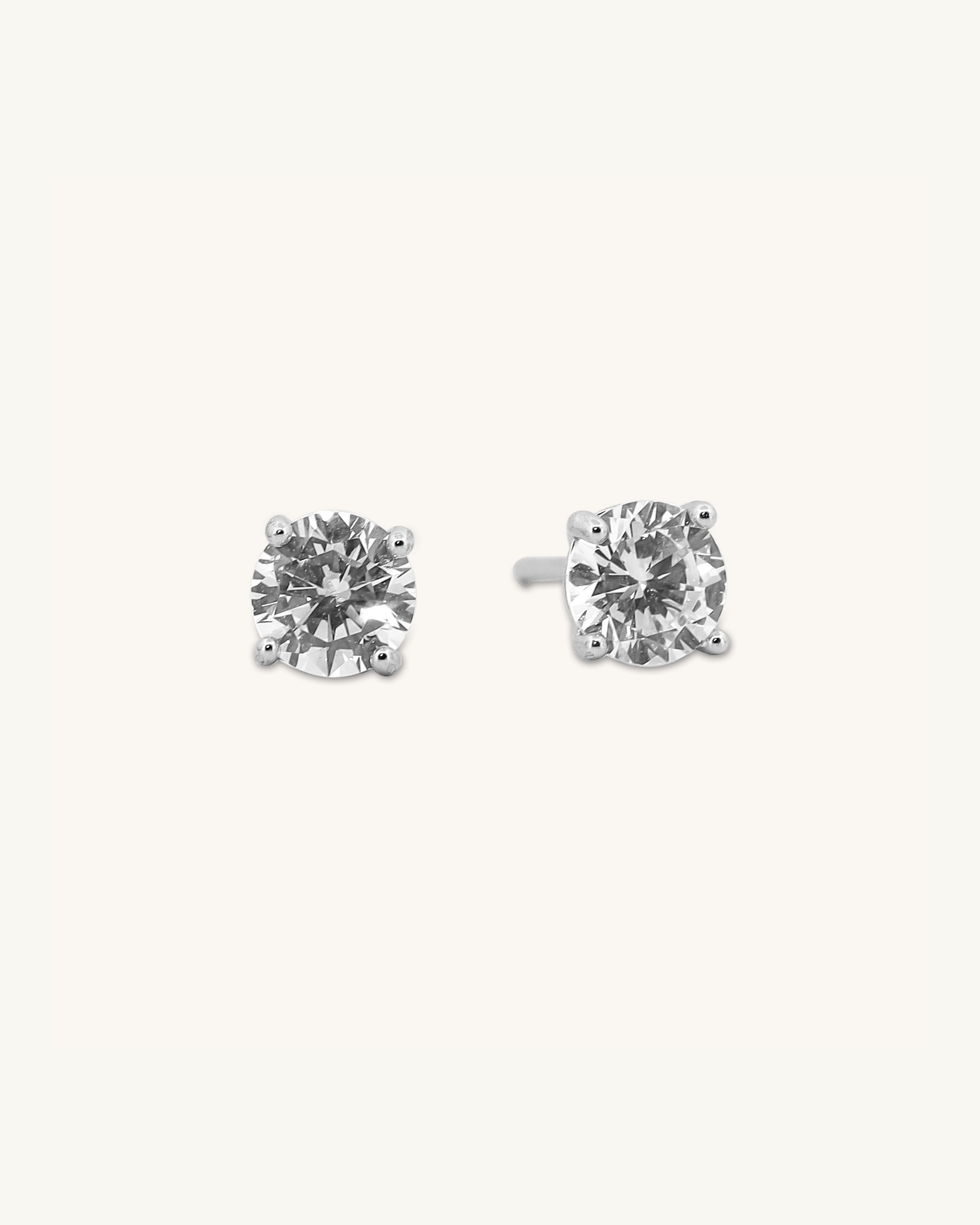 1.17 ct. (6mm) ct. Stud Earring