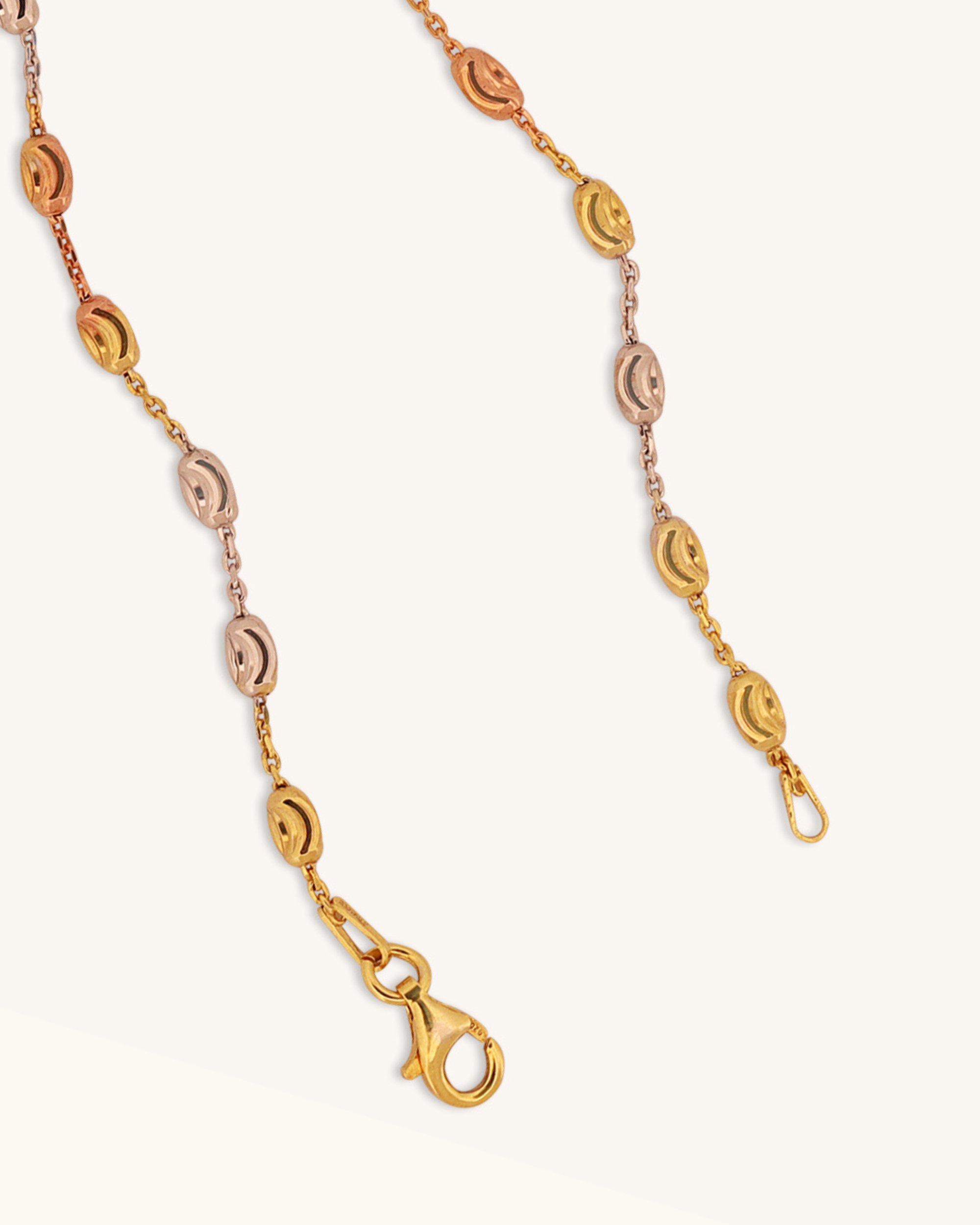 3 Tone Beaded Chain