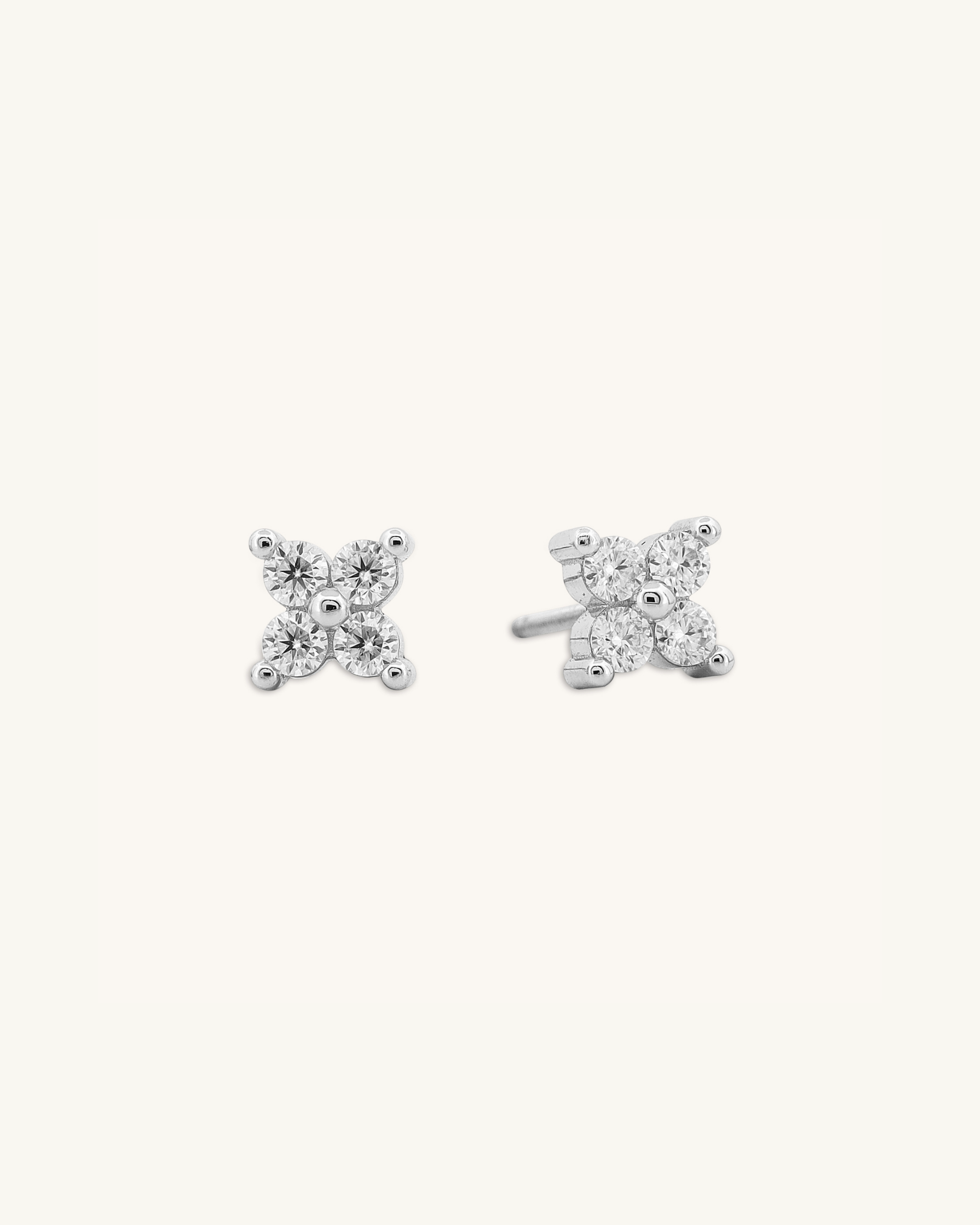 Clover Moissanite Earrings