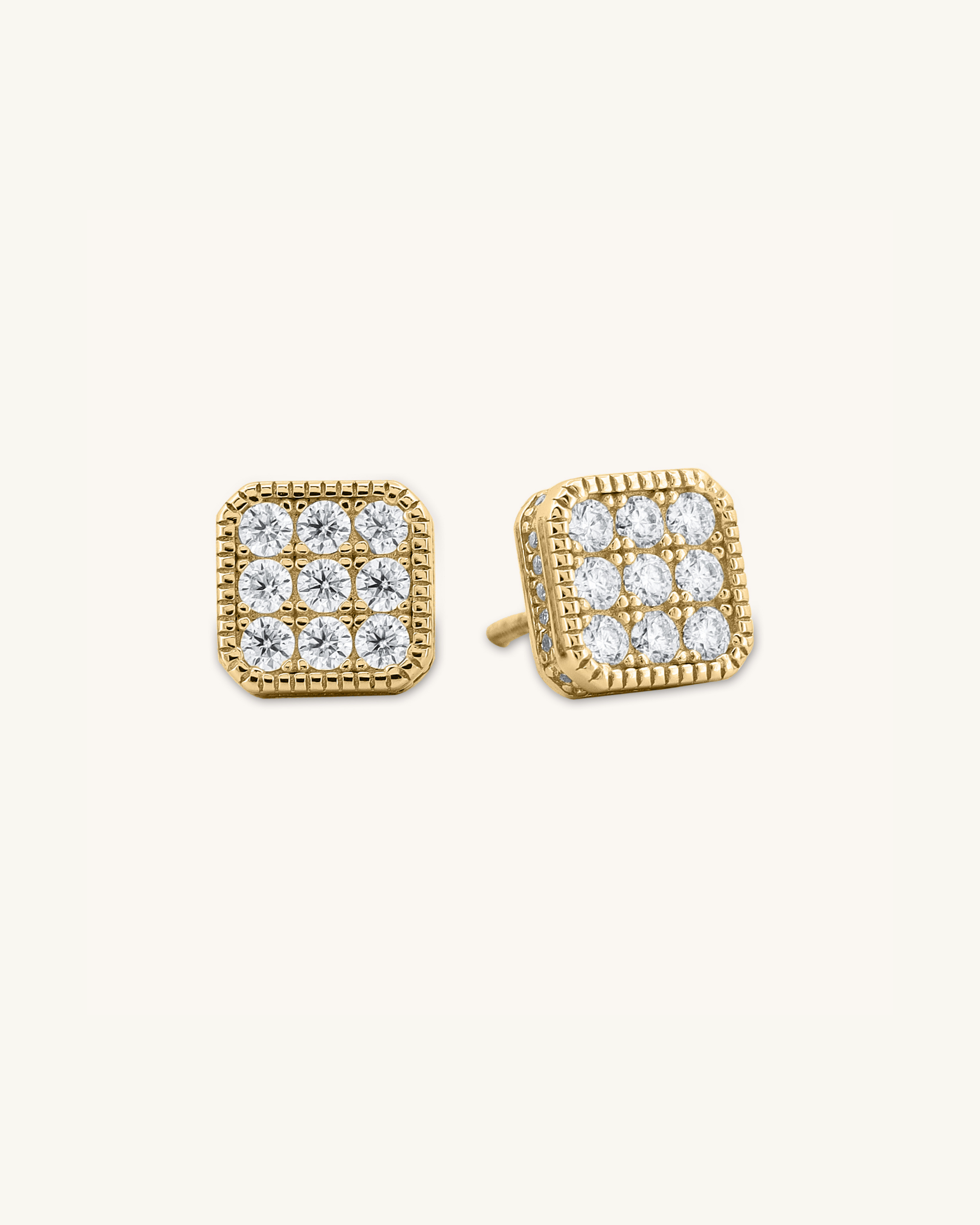 Lattice Stud Earring