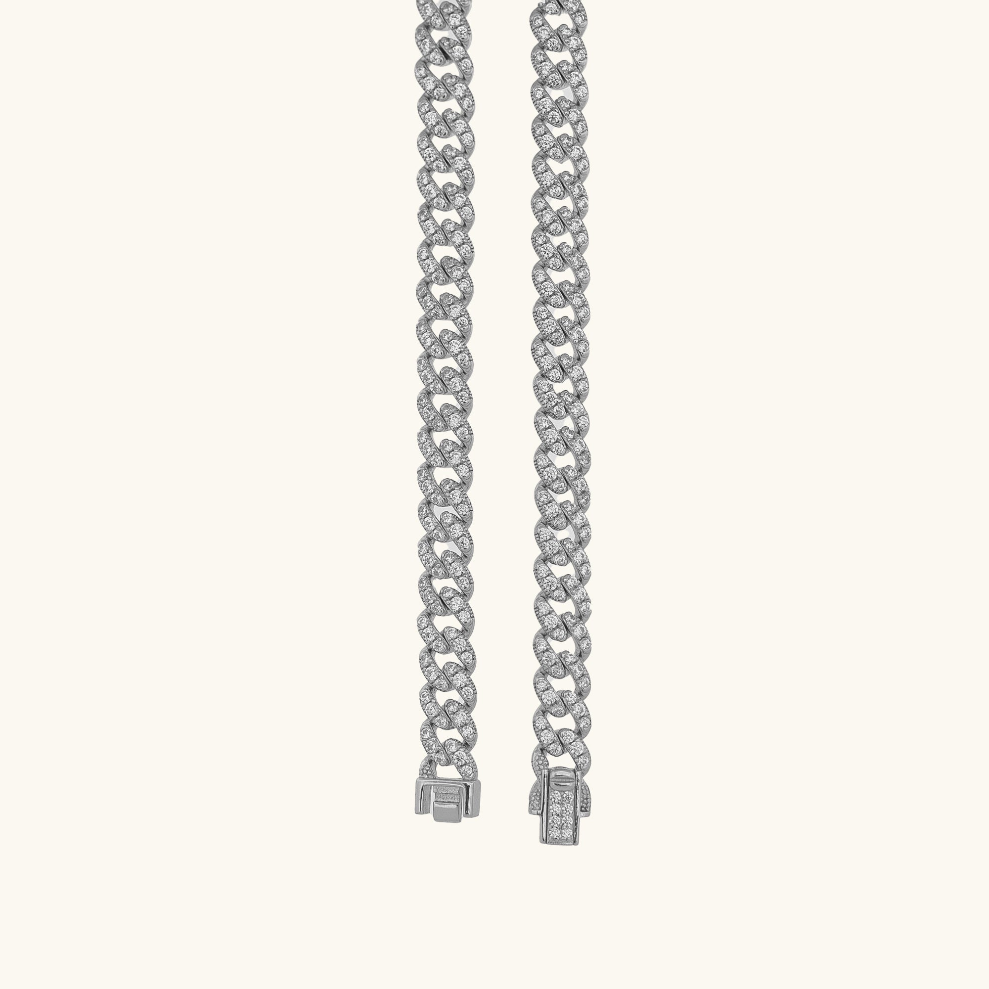 6mm Pave Stone Monaco Chain