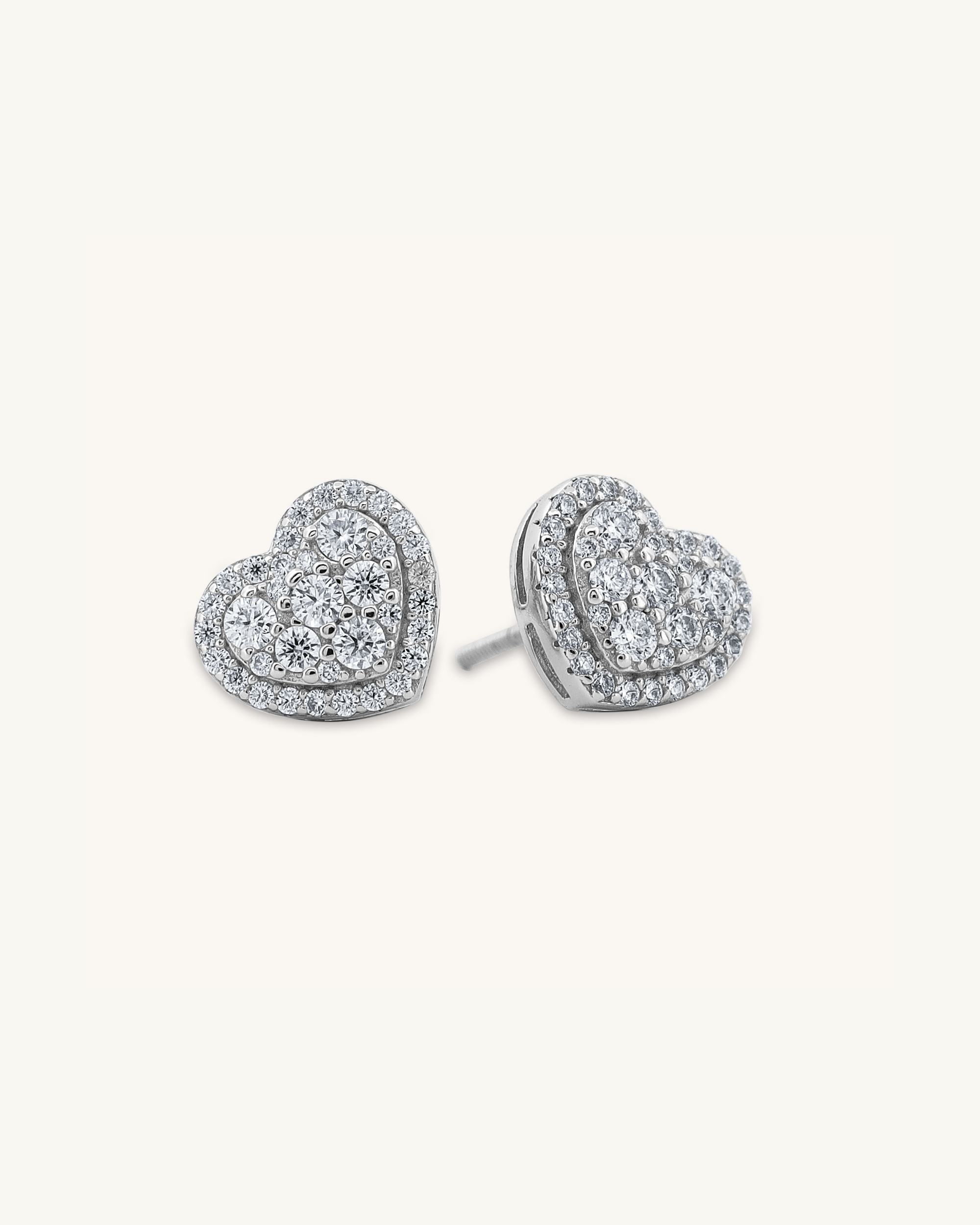 Heart Shape Stud Earring