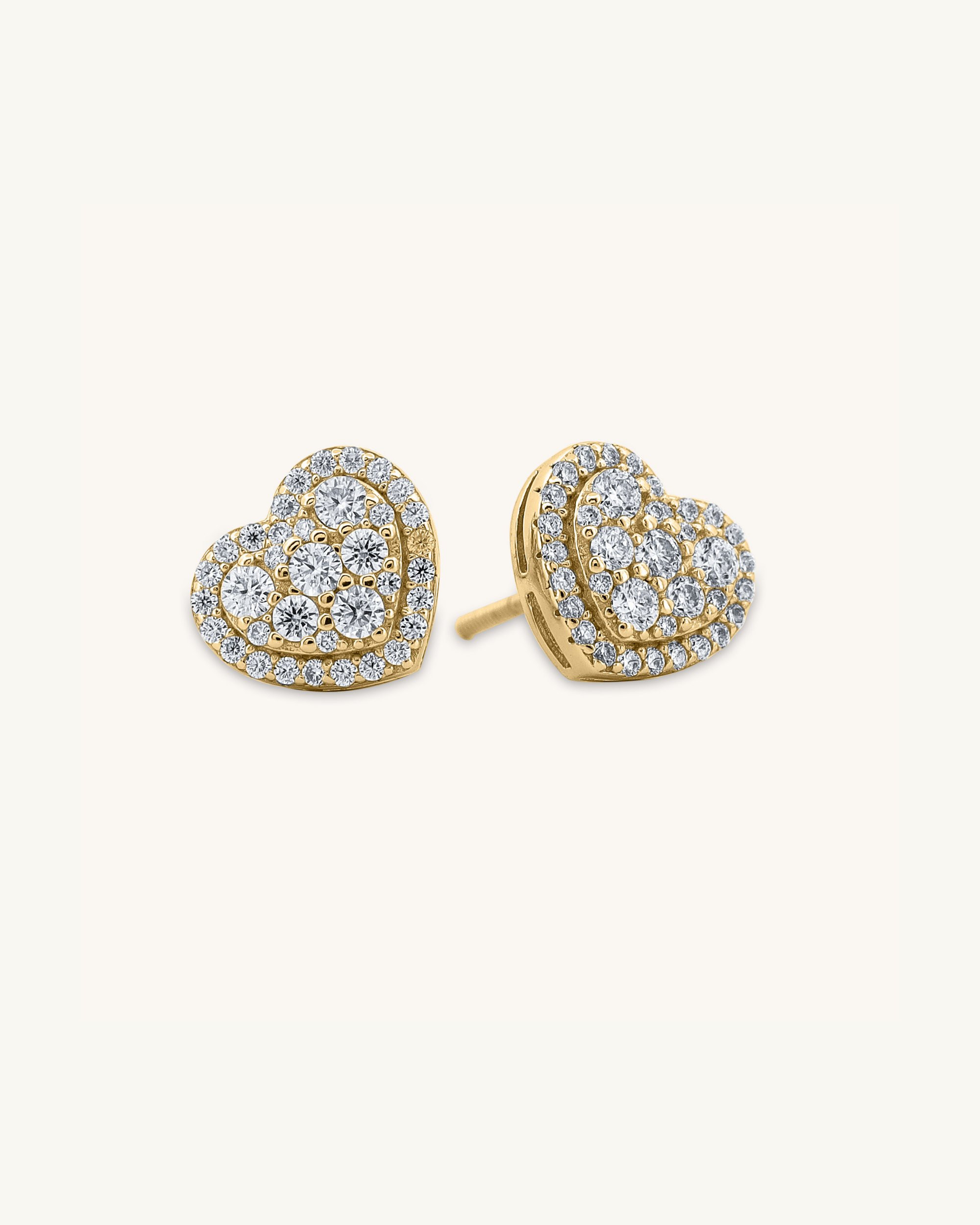 Heart Shape Stud Earring