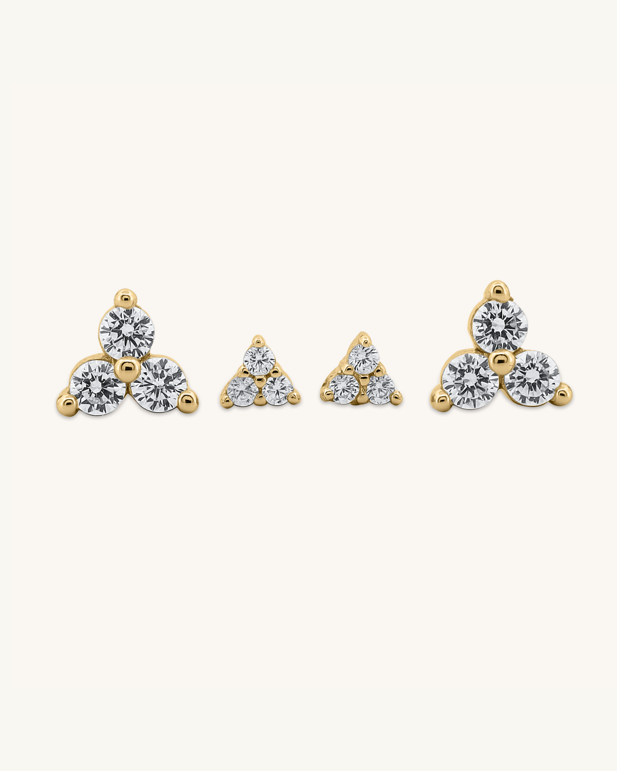 Trinity Stud Earrings