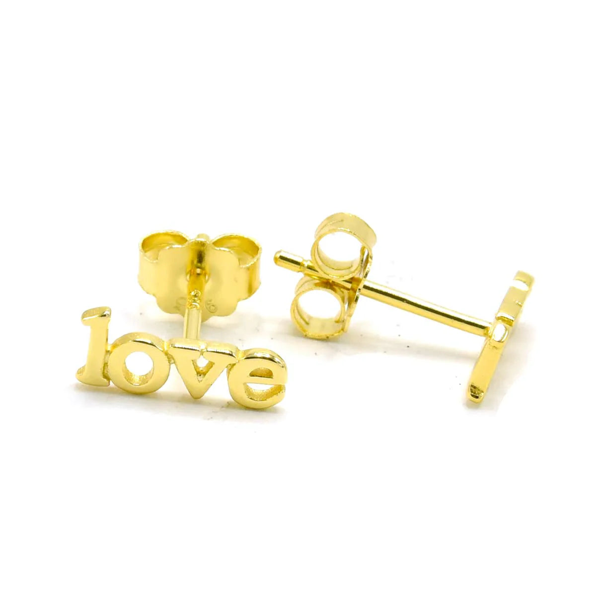 Love Stud Earrings