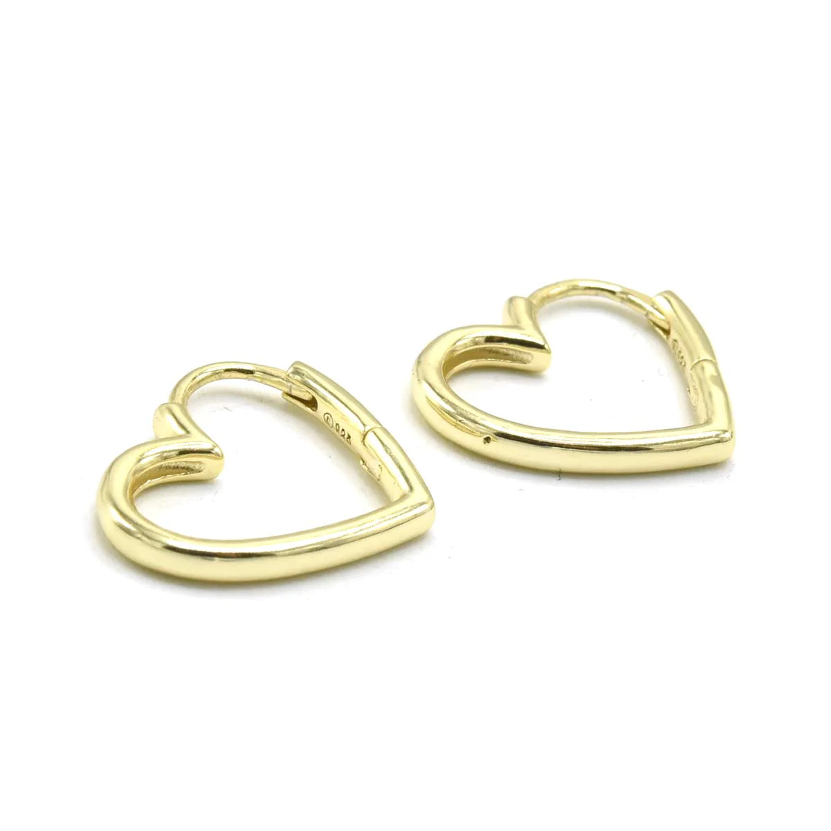 Heart Hoop Earrings