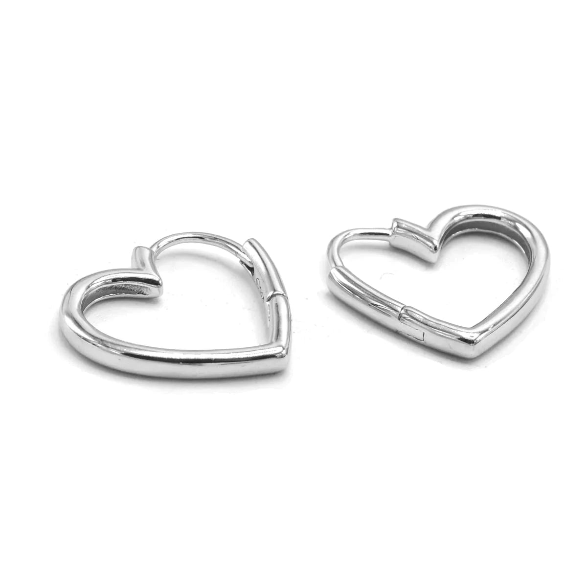 Heart Hoop Earrings