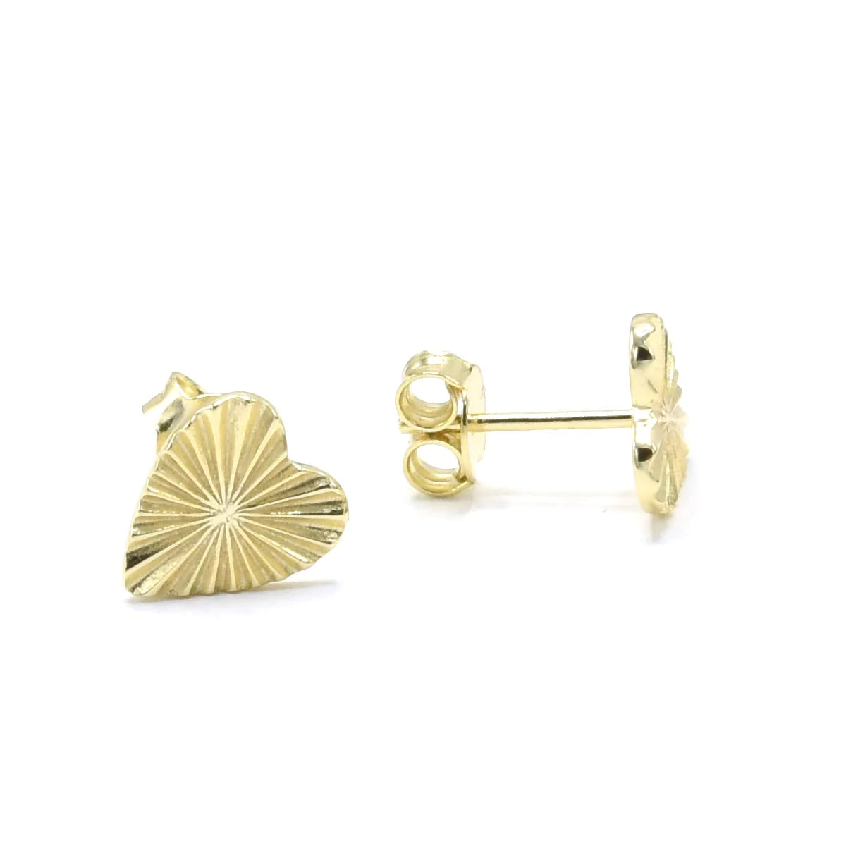 Heart Design Stud Earrings