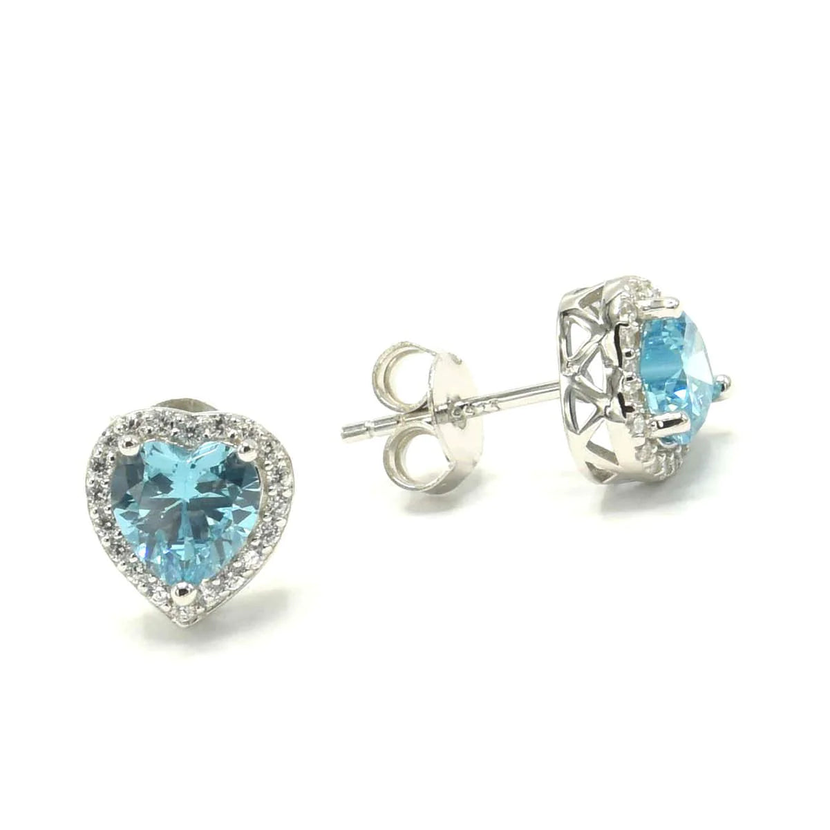 Halo Heart Earrings