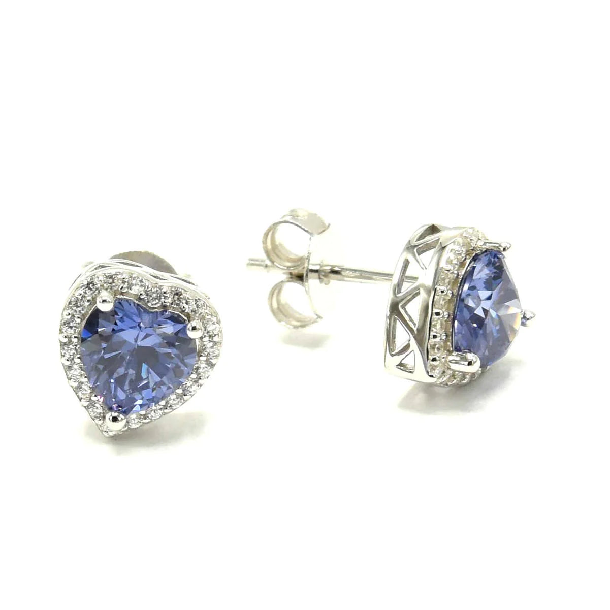 Halo Heart Earrings