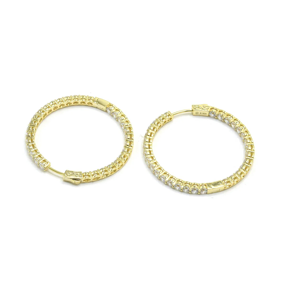 Tennis Hoops Earrings