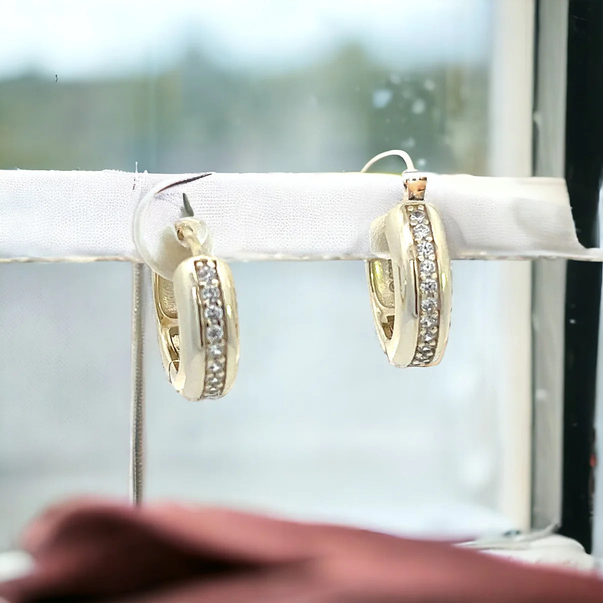 Line Hoop Earrings