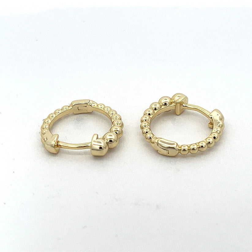 Ball Hoop Earrings