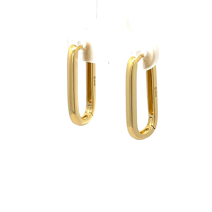 Rectangle Hoop Earrings