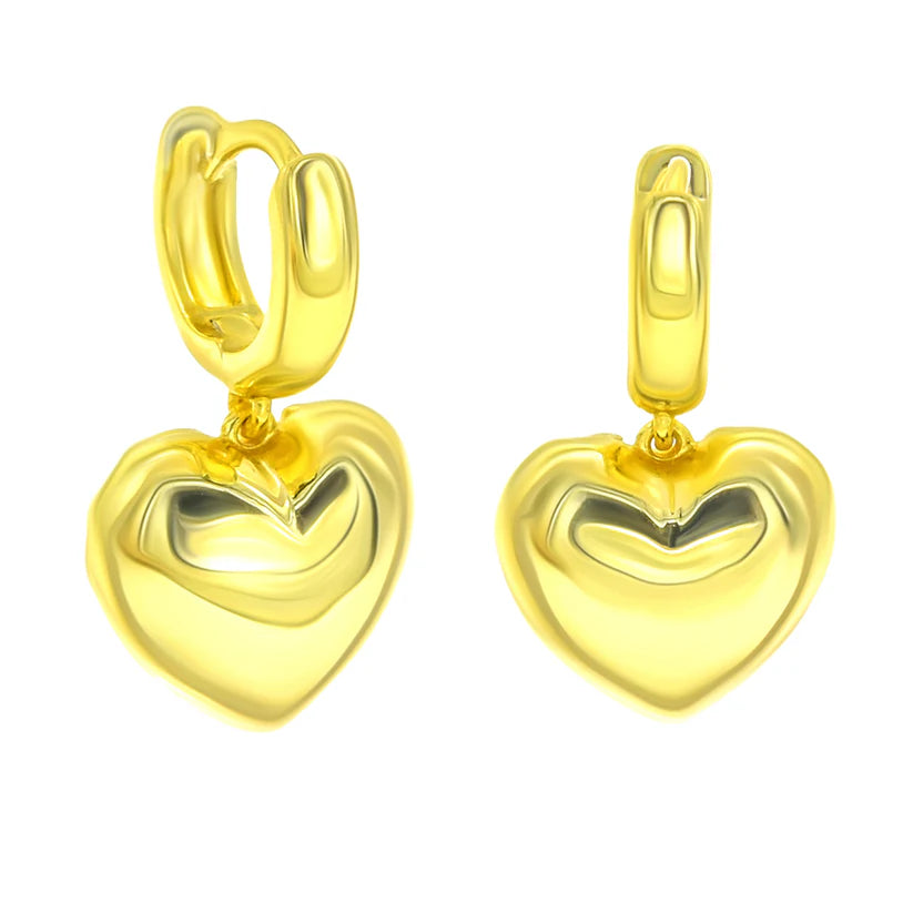 Dangling Heart Earrings