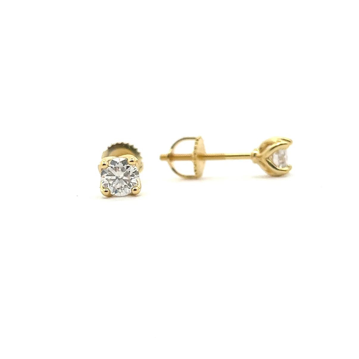 0.37 ct. (4mm) Stud Earring