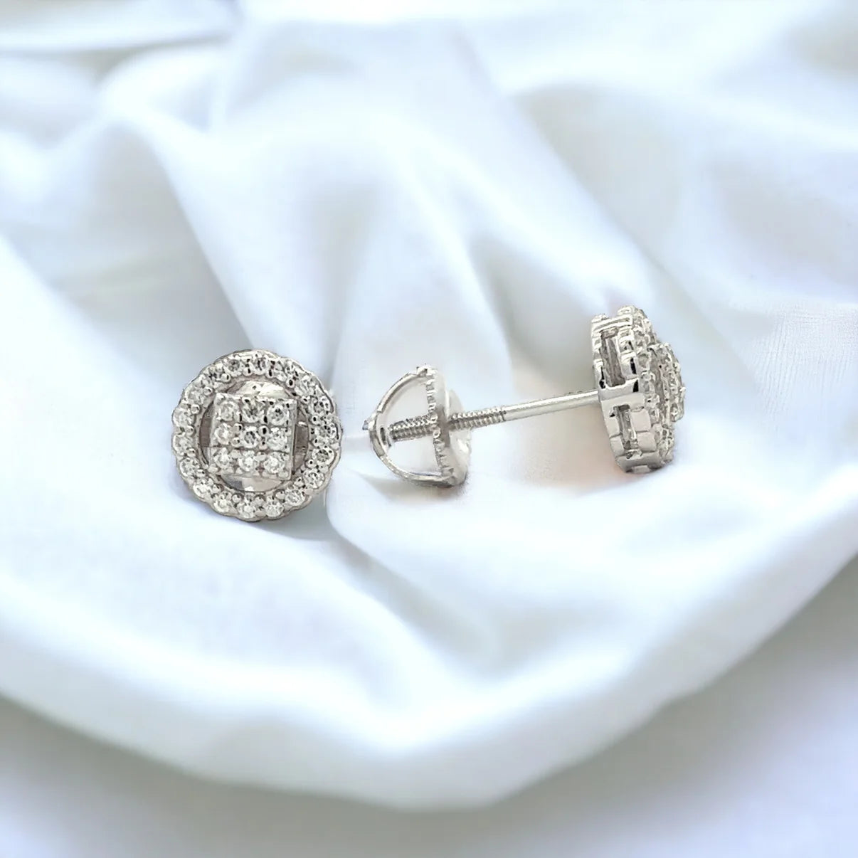 Quad Ring Moissanite Earring