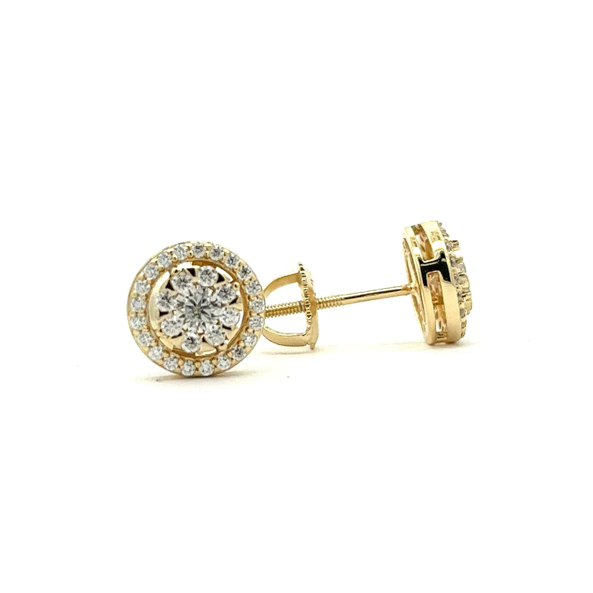 Glimmer Halo Stud Earring