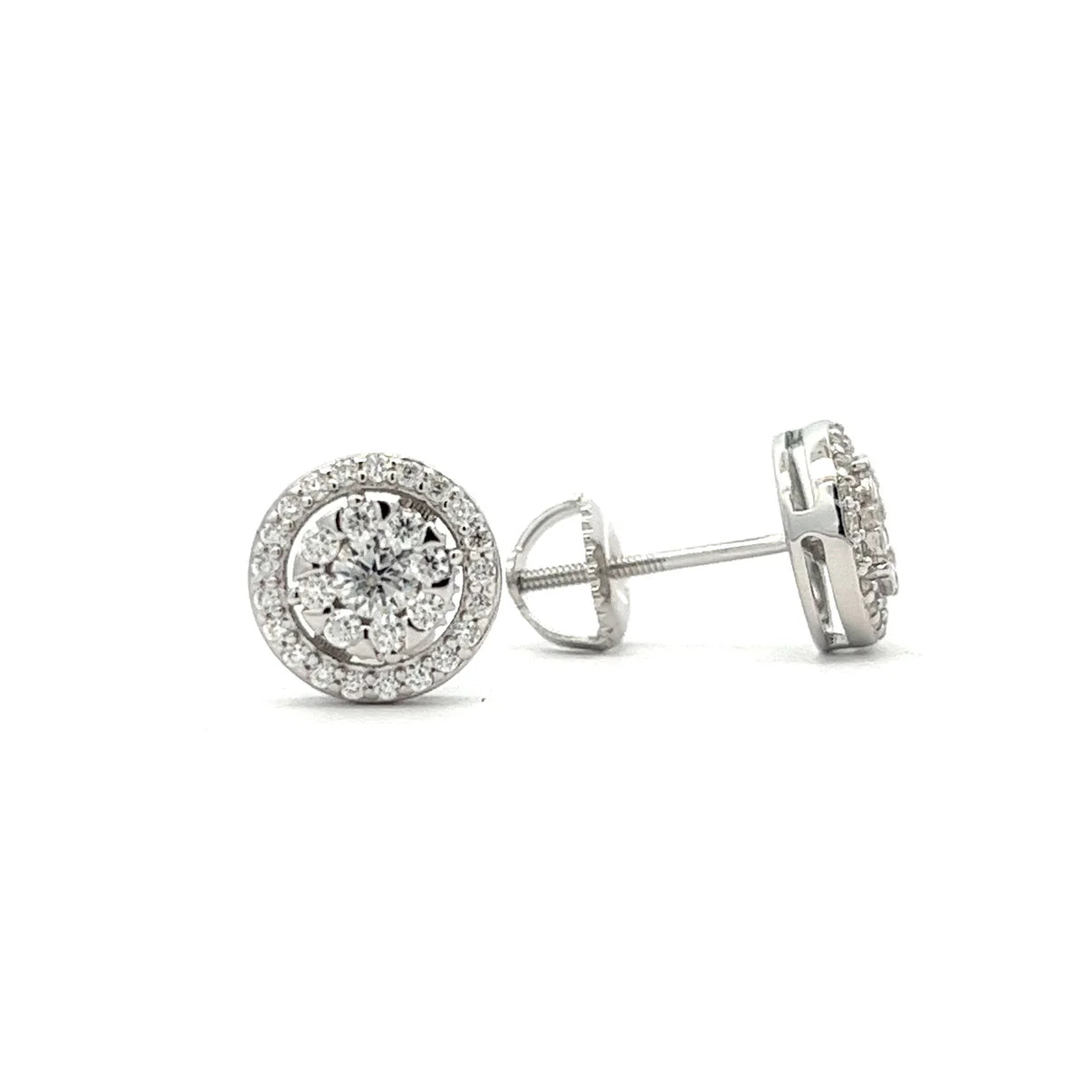 Glimmer Halo Stud Earring