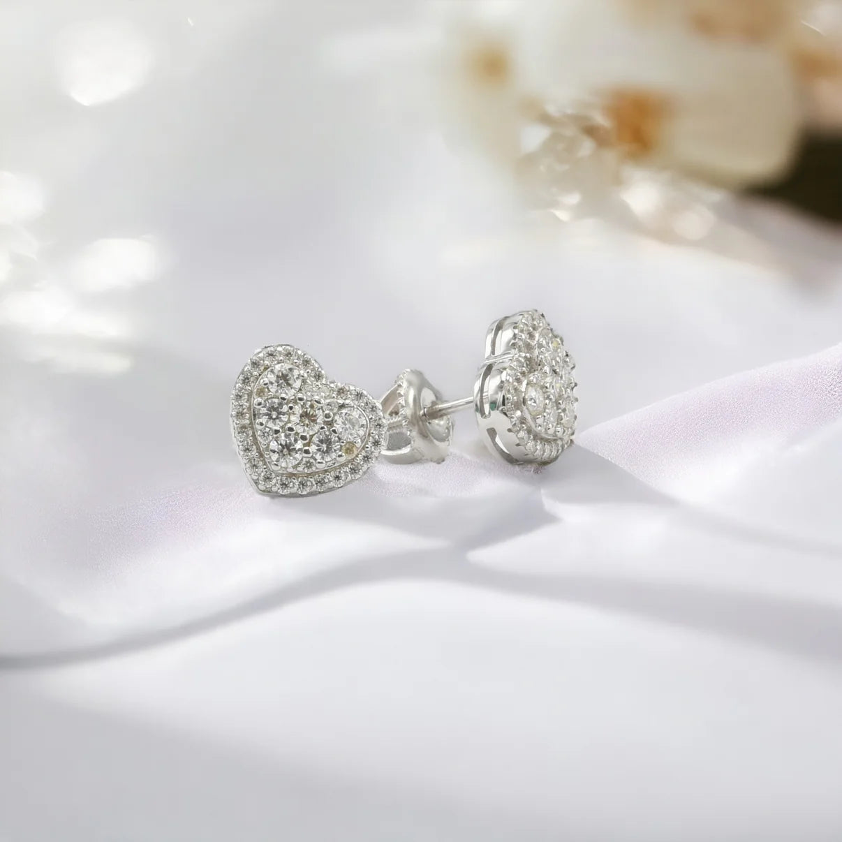 Heart Shape Stud Earring