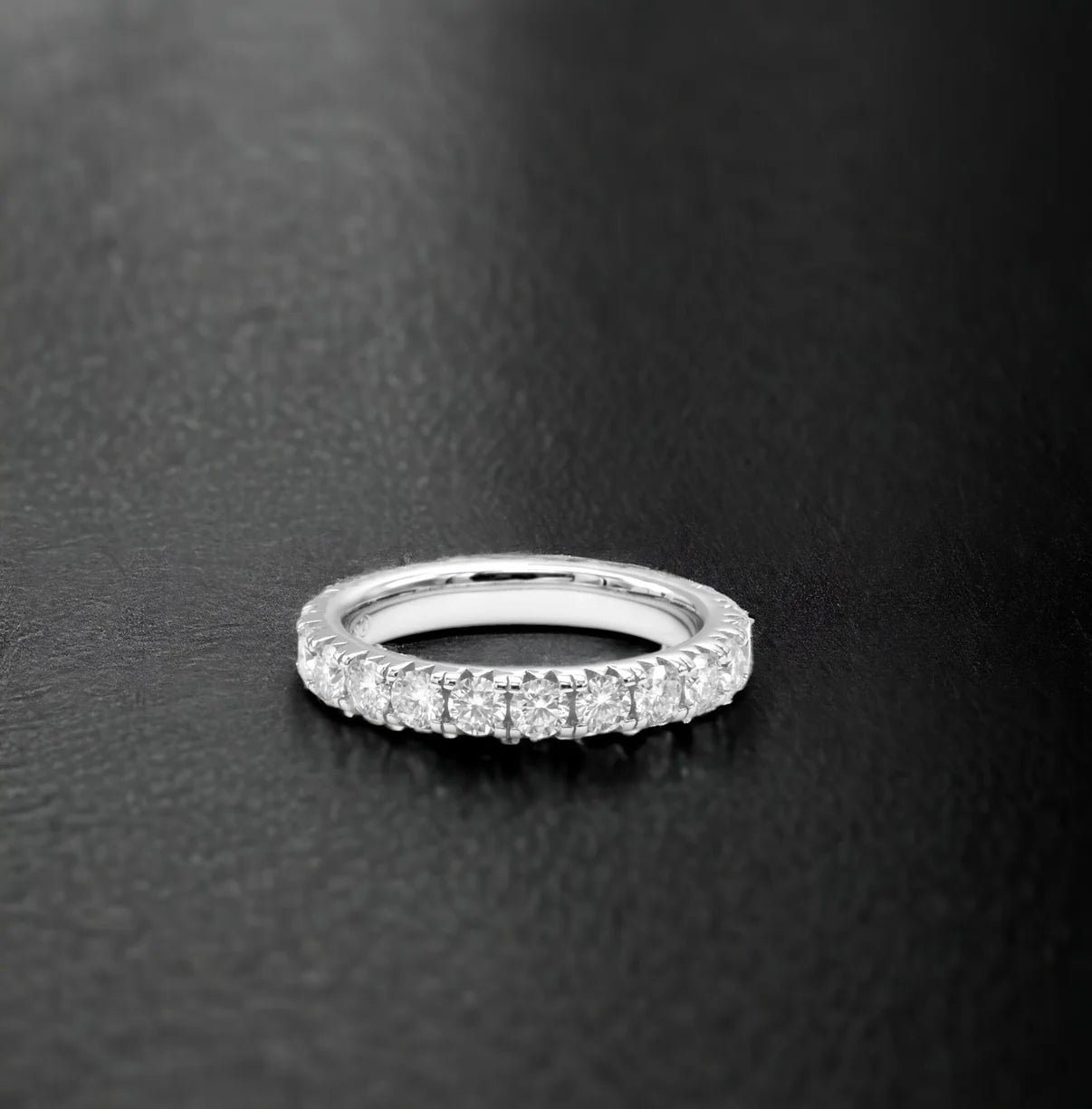 All Around Band Moissanite Ring