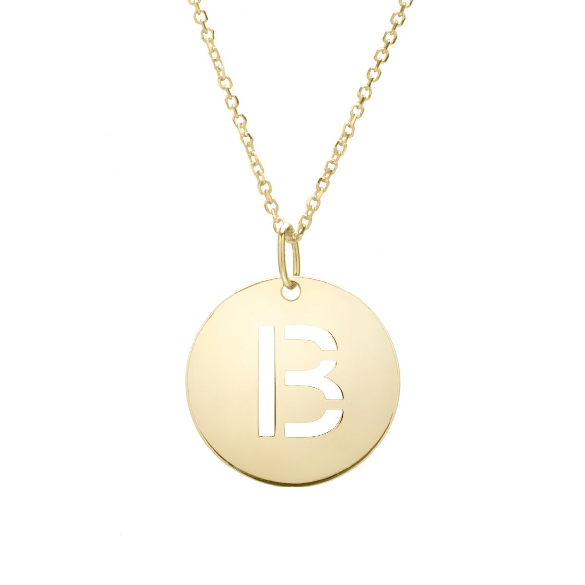 Initial Disc Necklace